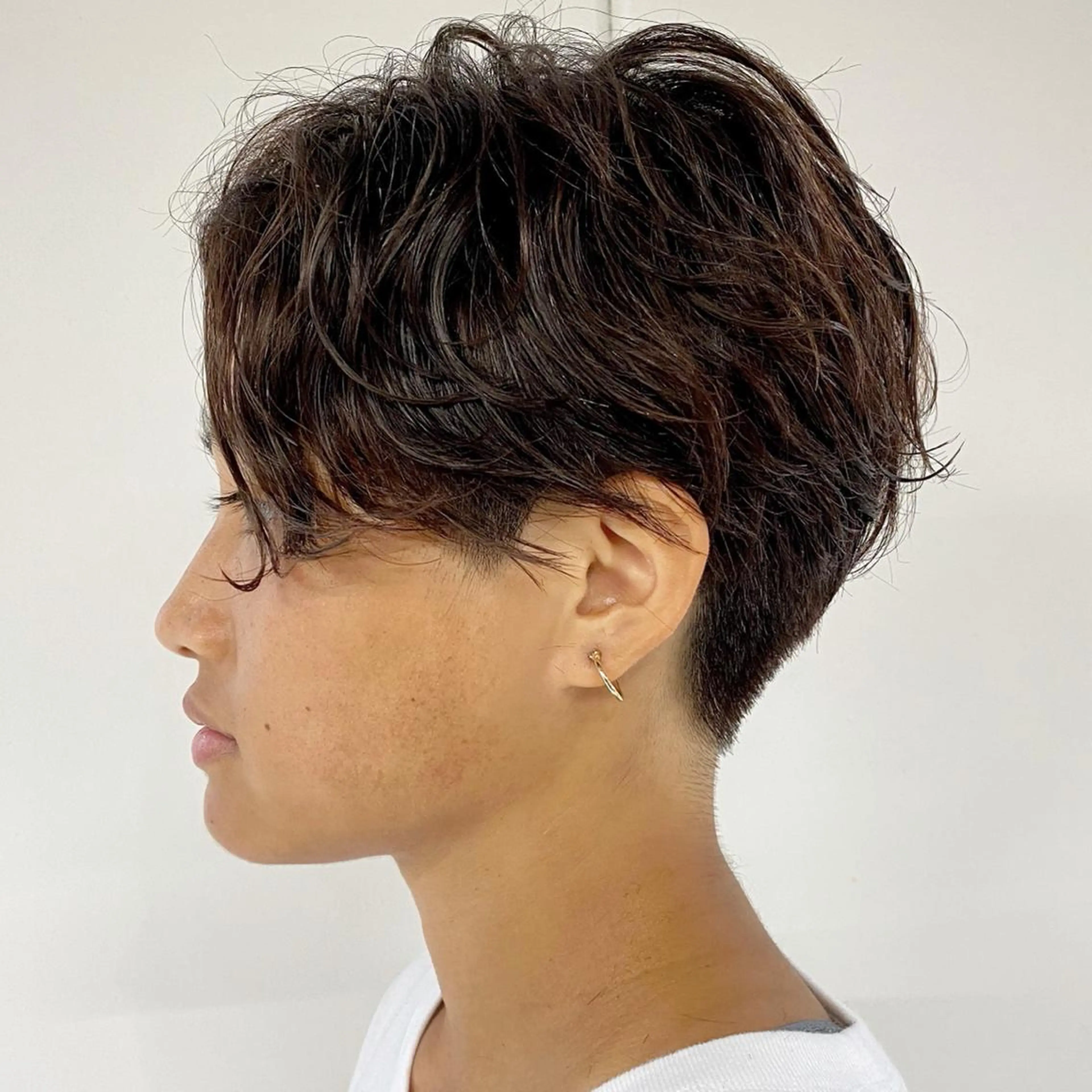 ショート カラー パーマ steed tokyo所属・KOOKI スティードトーキョーのヘアスタイル