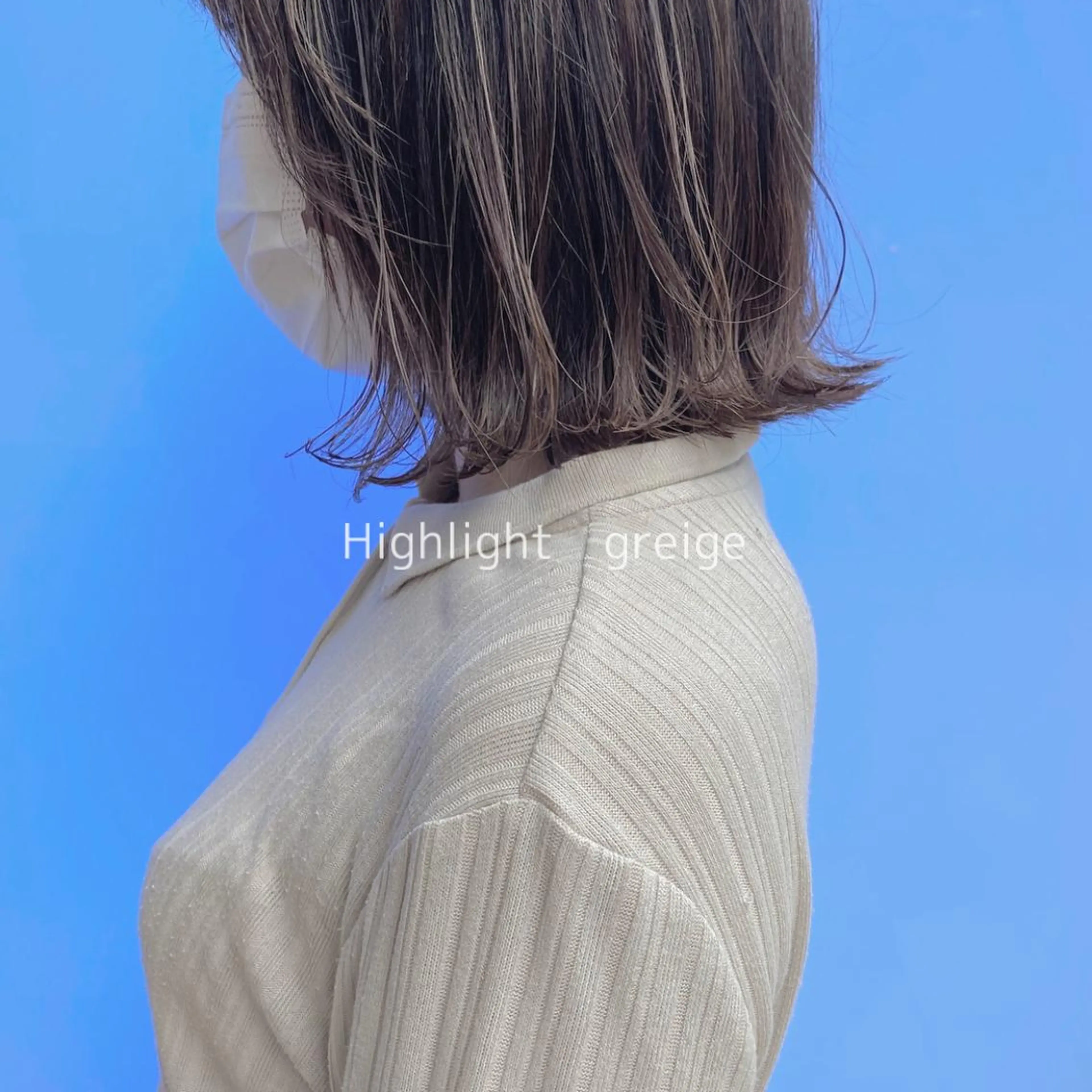 ミディアム カラー CLUTCH天王寺 西藤遥河のヘアスタイル