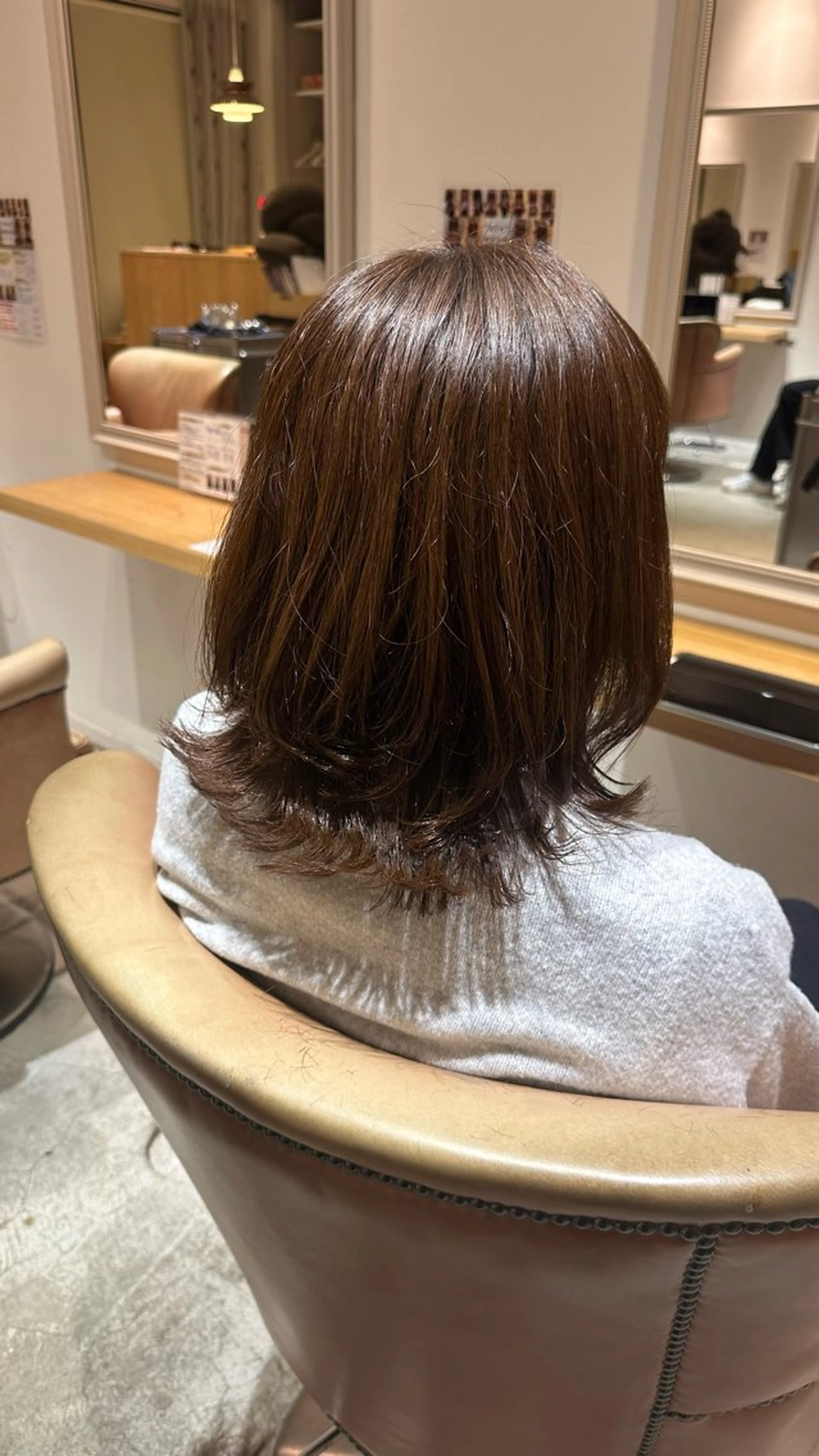 ミディアム 古川 永遠のヘアスタイル