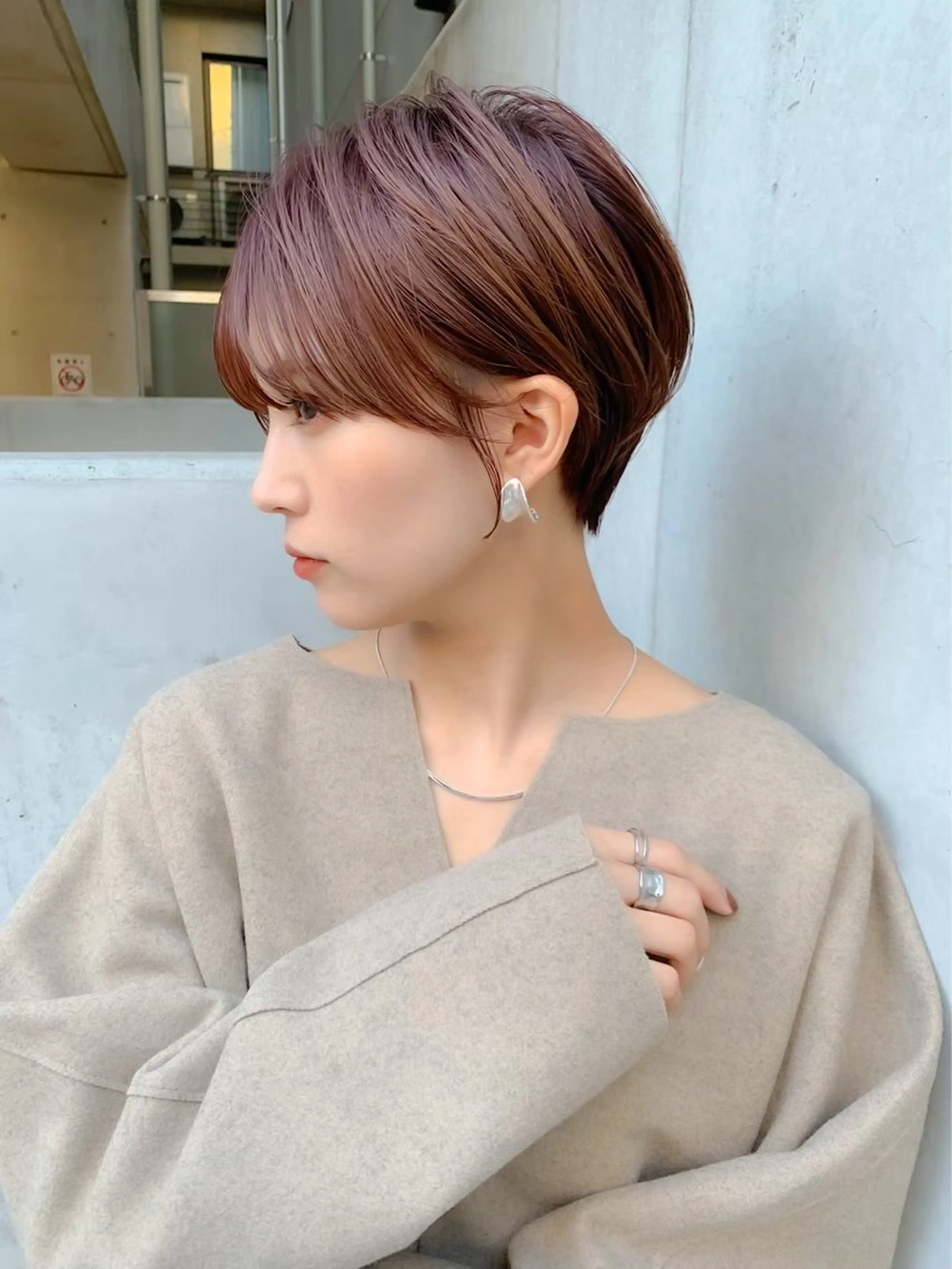 ショート カラー ❤️ボブ/髪質改善 タッセルボブ/ユウキのヘアスタイル