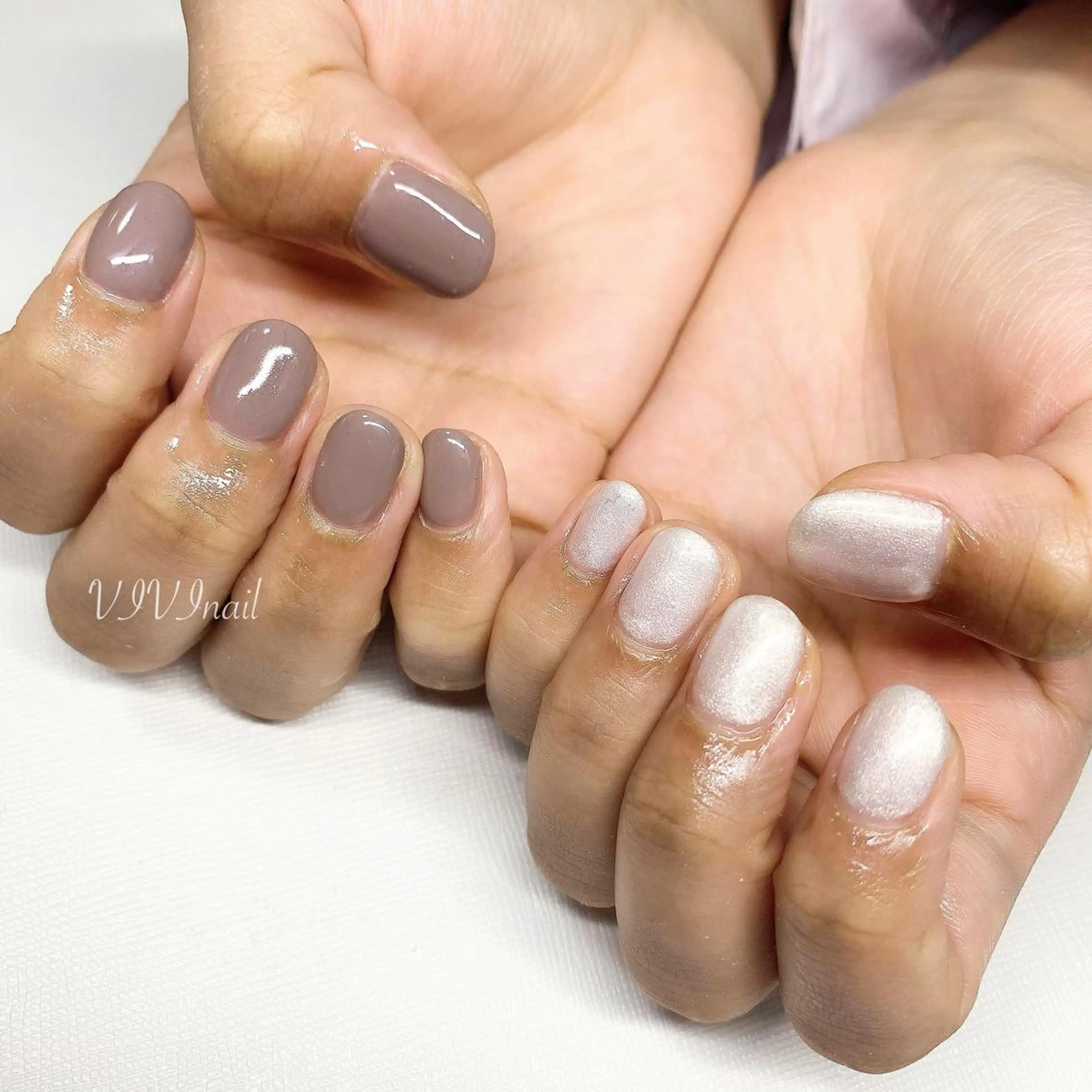 ネイル ワンカラーネイル ハンドネイル vivi nailのネイルデザイン
