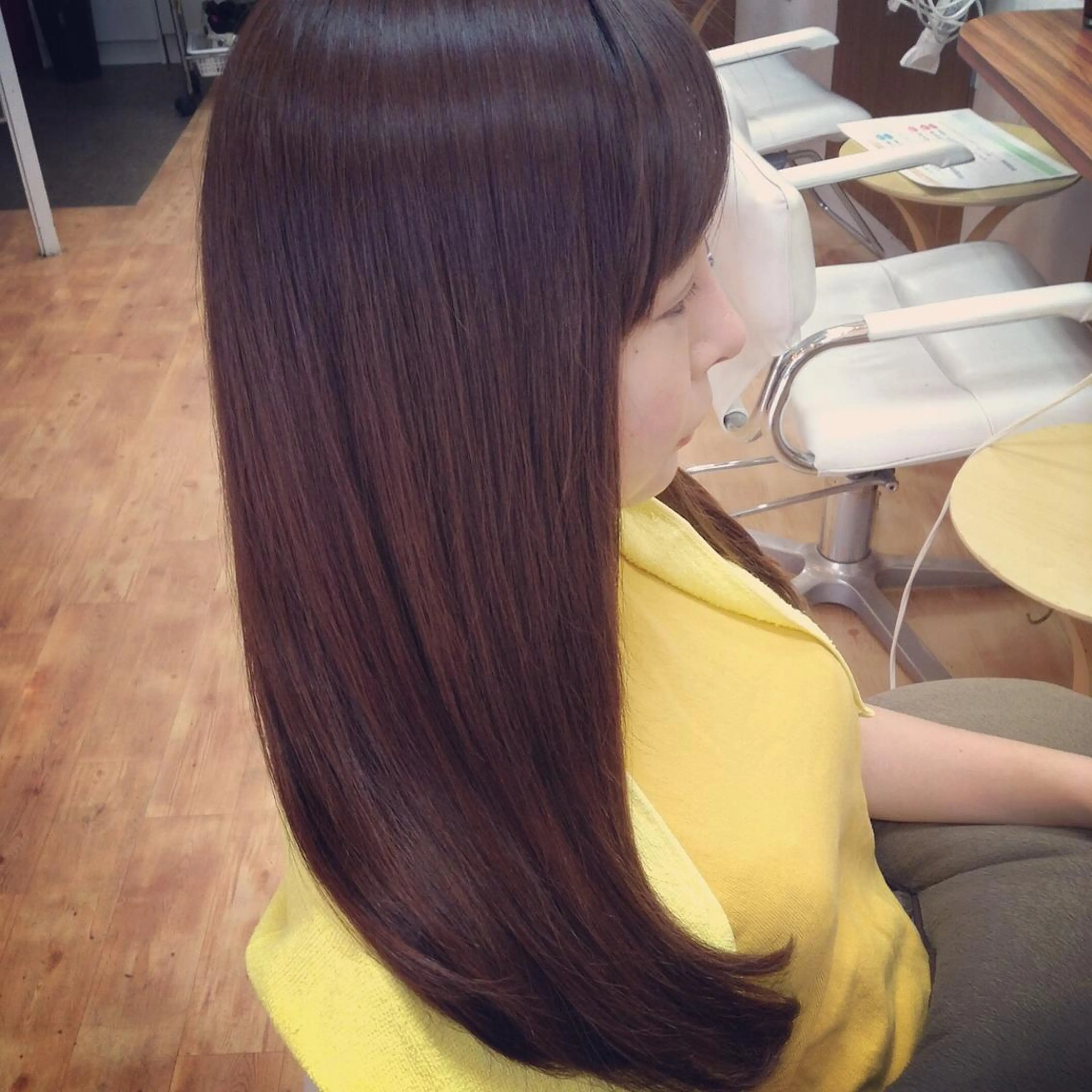 ロング パーマ 縮毛矯正 縮毛矯正◇髪質 改善✨松下直揮のヘアスタイル