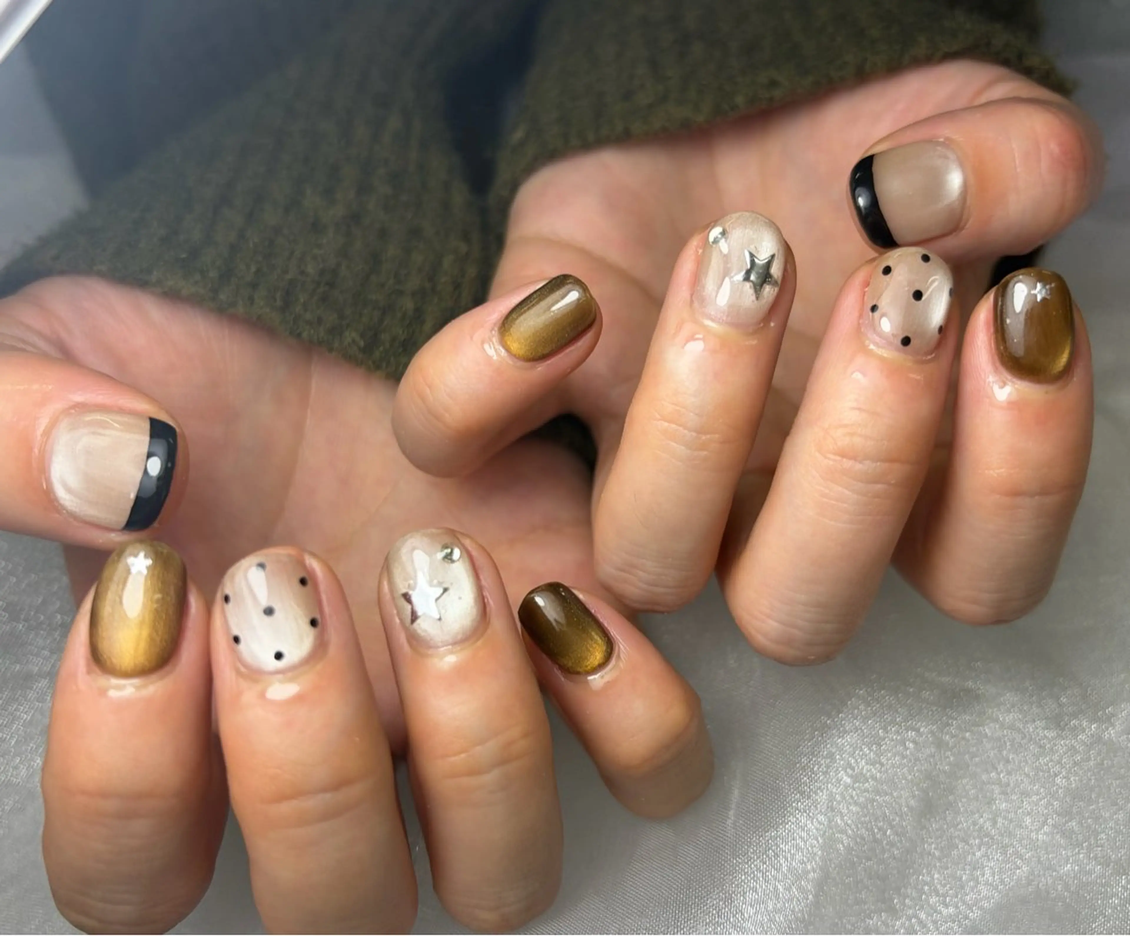 ネイル ハンドネイル Mana‪ ‪·͜· ❤︎‬のネイルデザイン