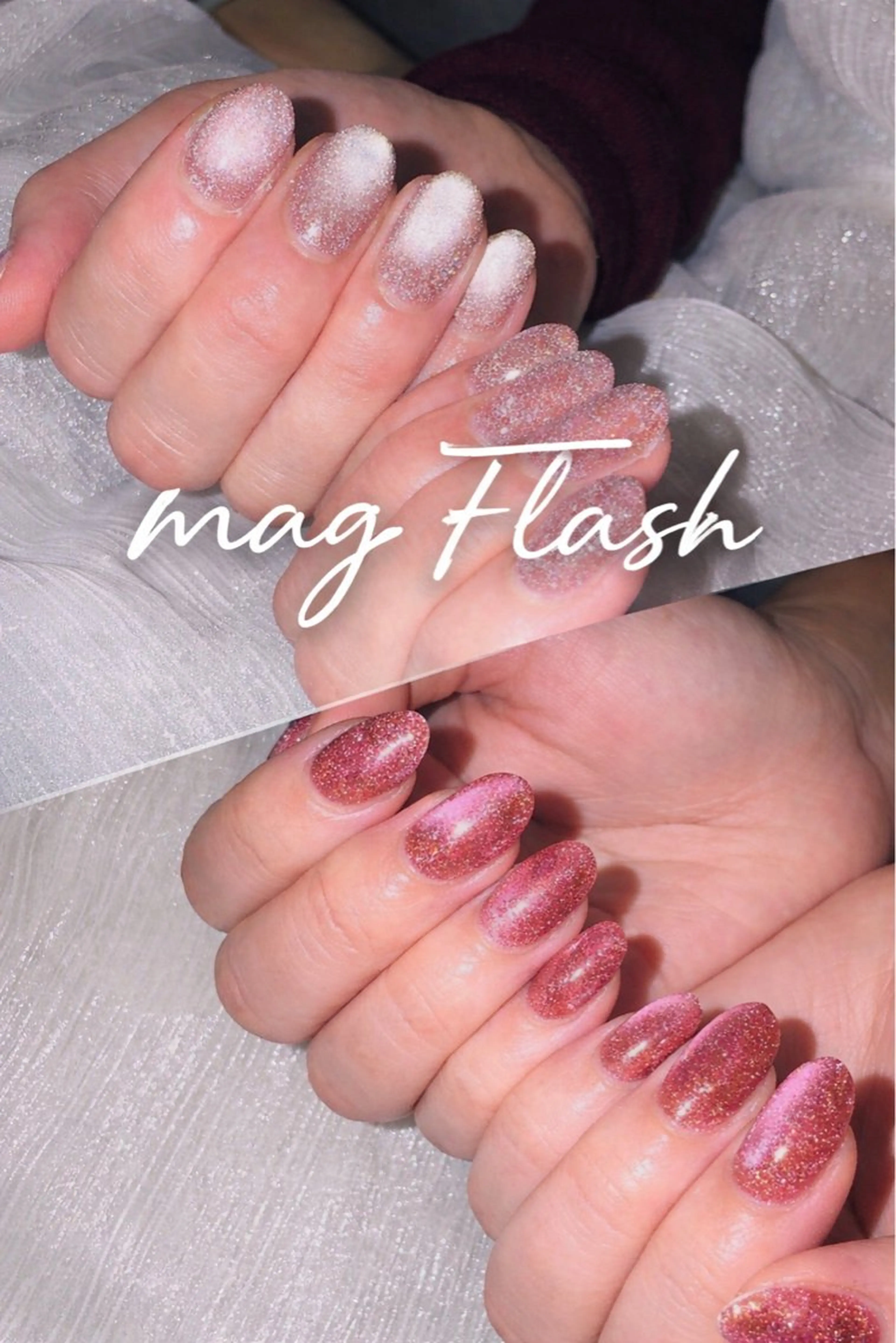 ネイル フラッシュネイル nail salon　neige所属・向井 唯紀世のネイルデザイン