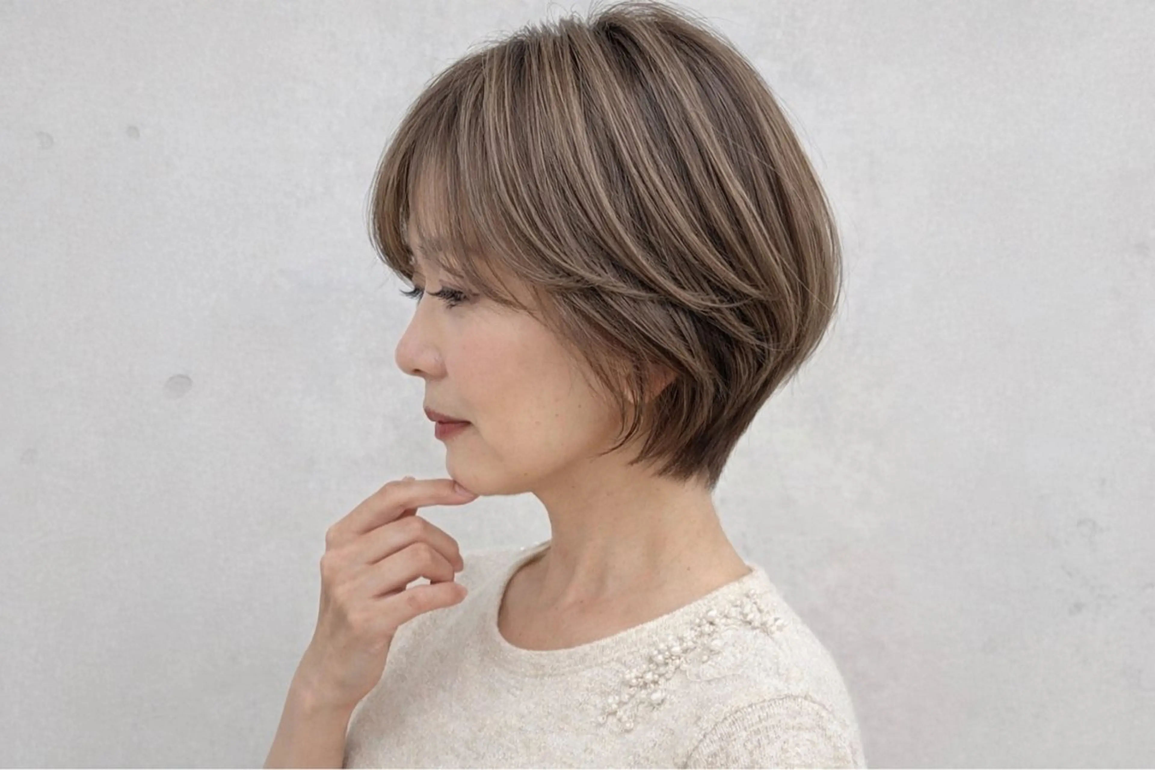 【平日撮影モニター価格】カット＋髪質改善ハイライト24000円→10000円（210分）　⚠️必ず詳細をお読みくださいの写真