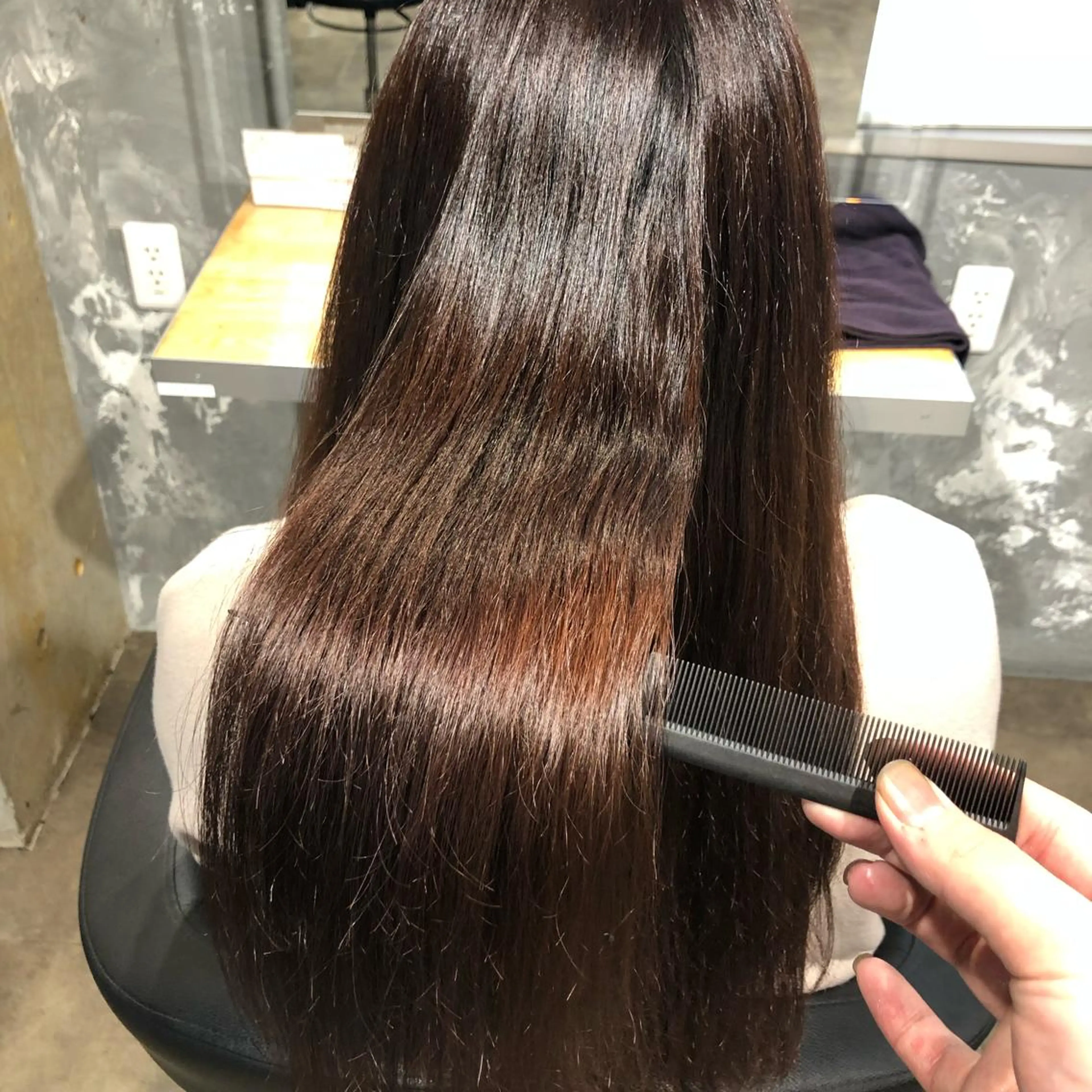 ロング カット ヘアカラー トリートメント 🔷似合わせのプロ KUMA🔷のヘアスタイル