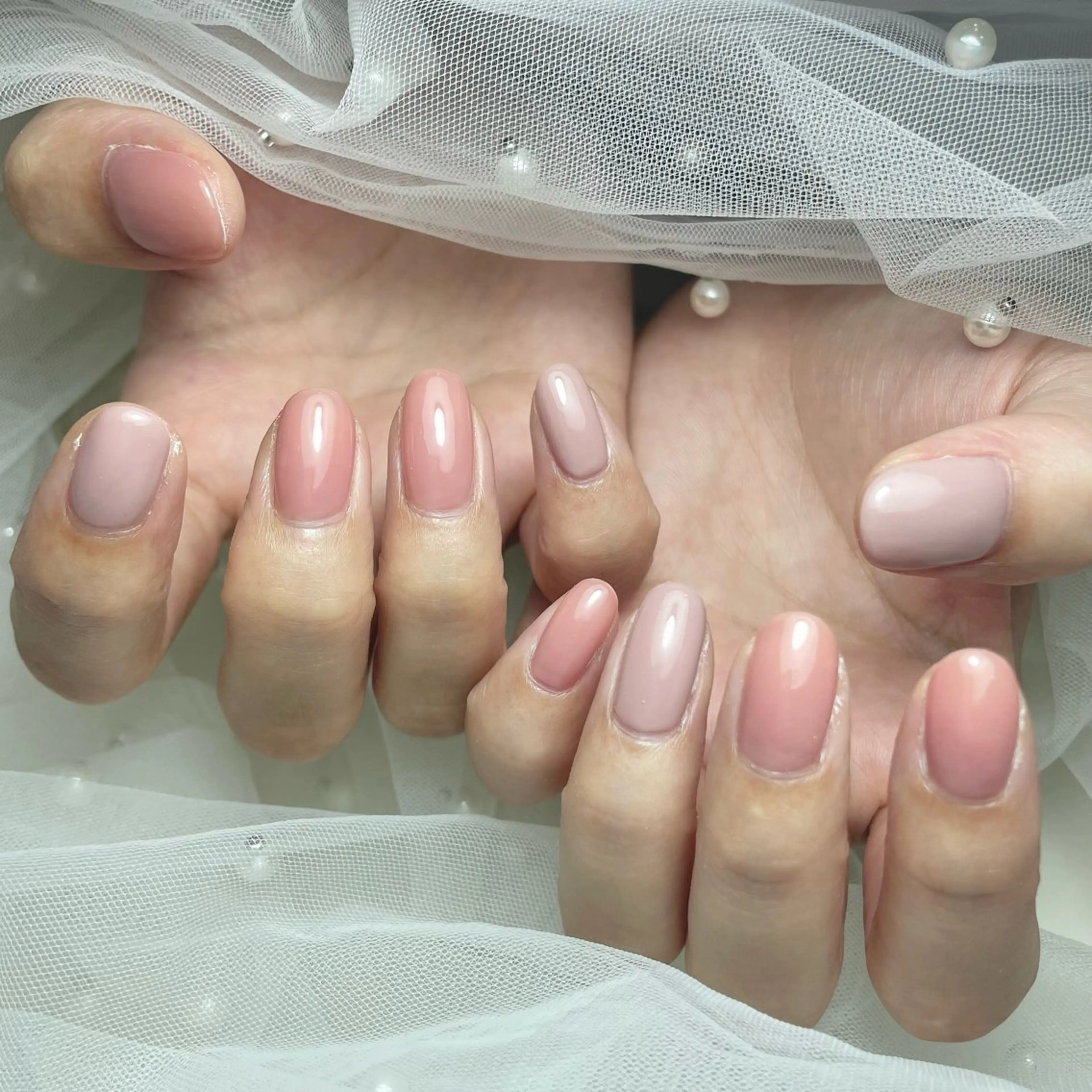 ネイル オフィスネイル ピンク FLORANZ ☆アオマツ☆のネイルデザイン