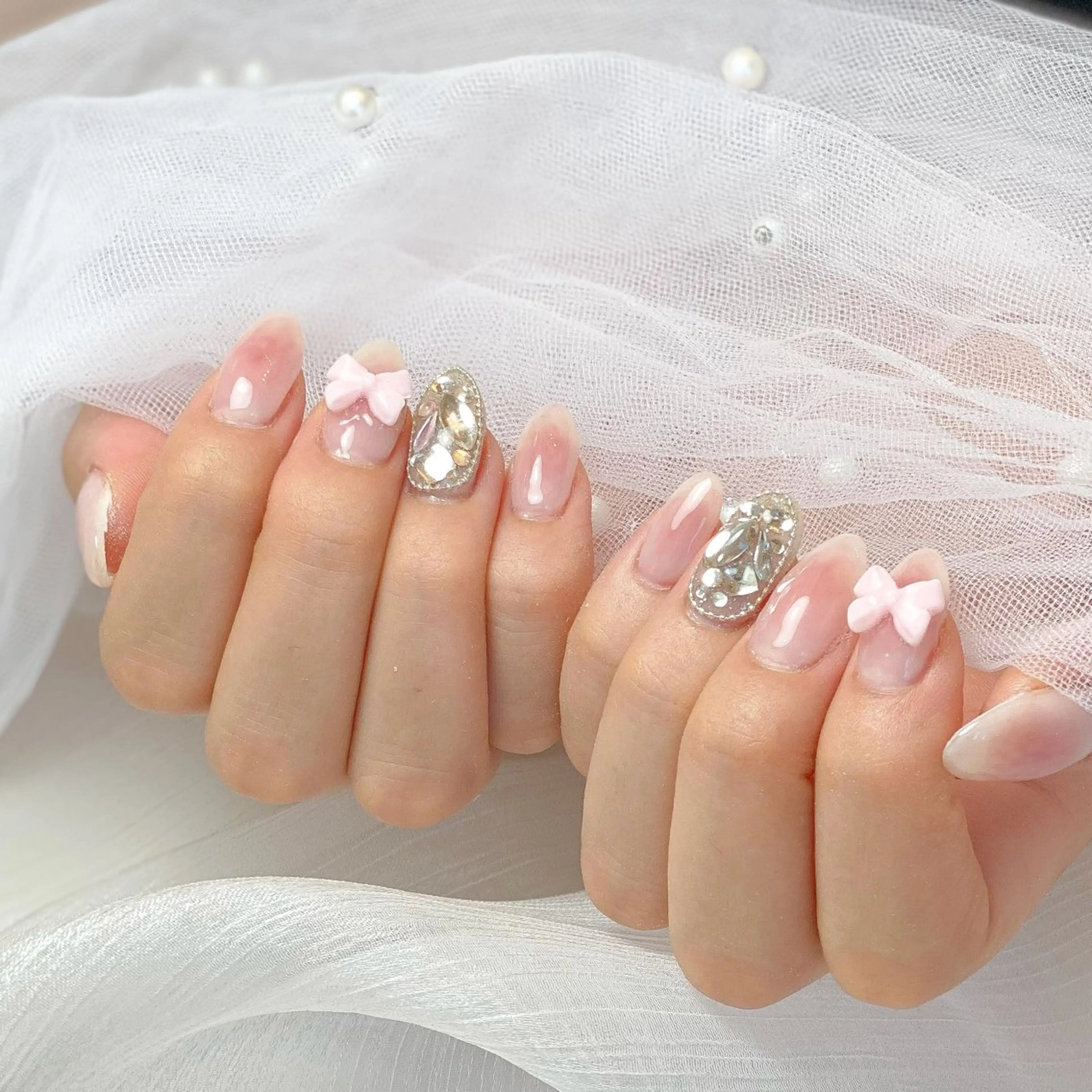 ネイル ハンドネイル ネイル空間所属・muguet🎀 nailのネイルデザイン