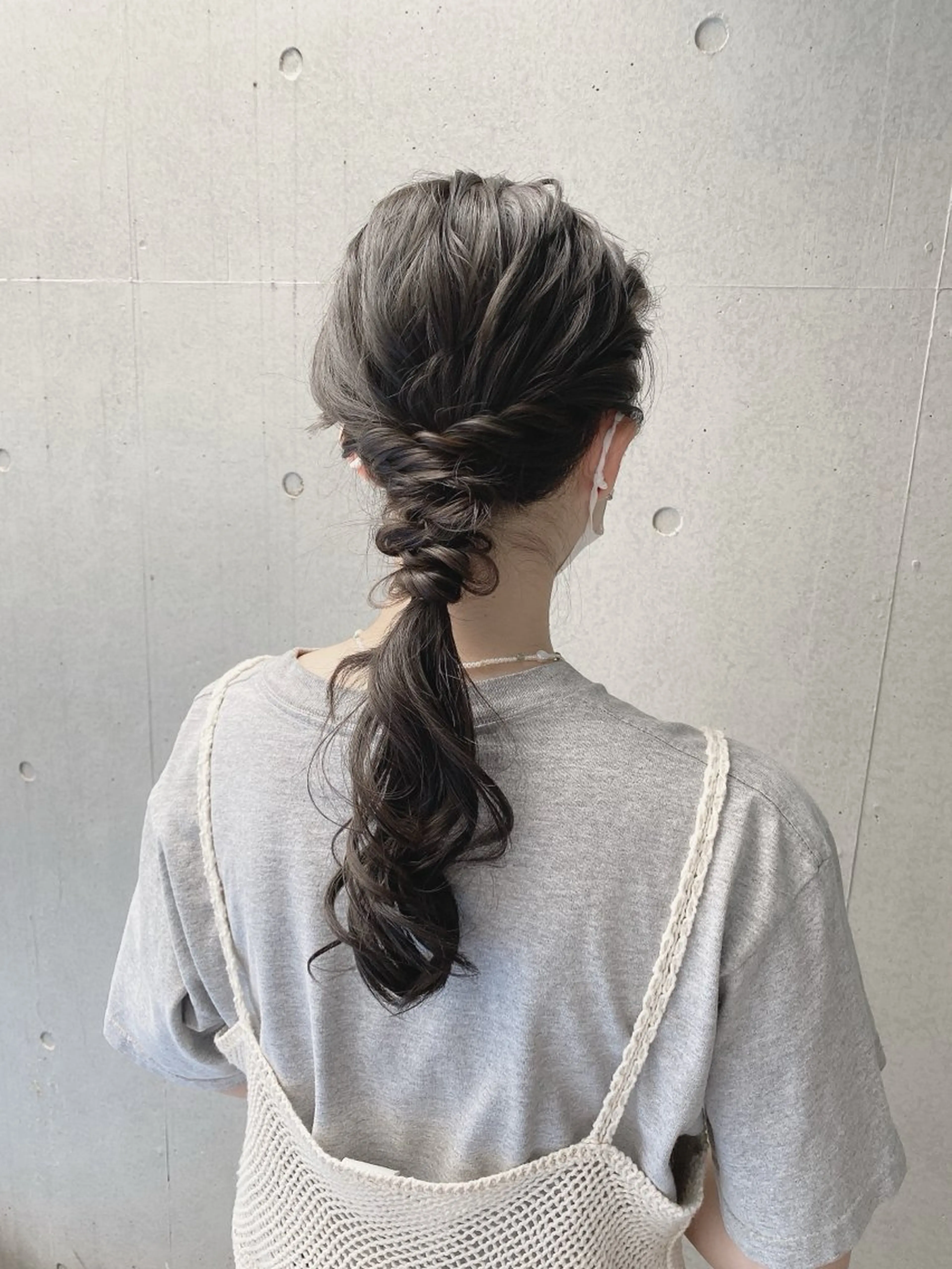 ロング カラー ヘアアレンジ ヘアセット blink所属・暖色/ブラウン/ 透明感/ゆうかのヘアスタイル