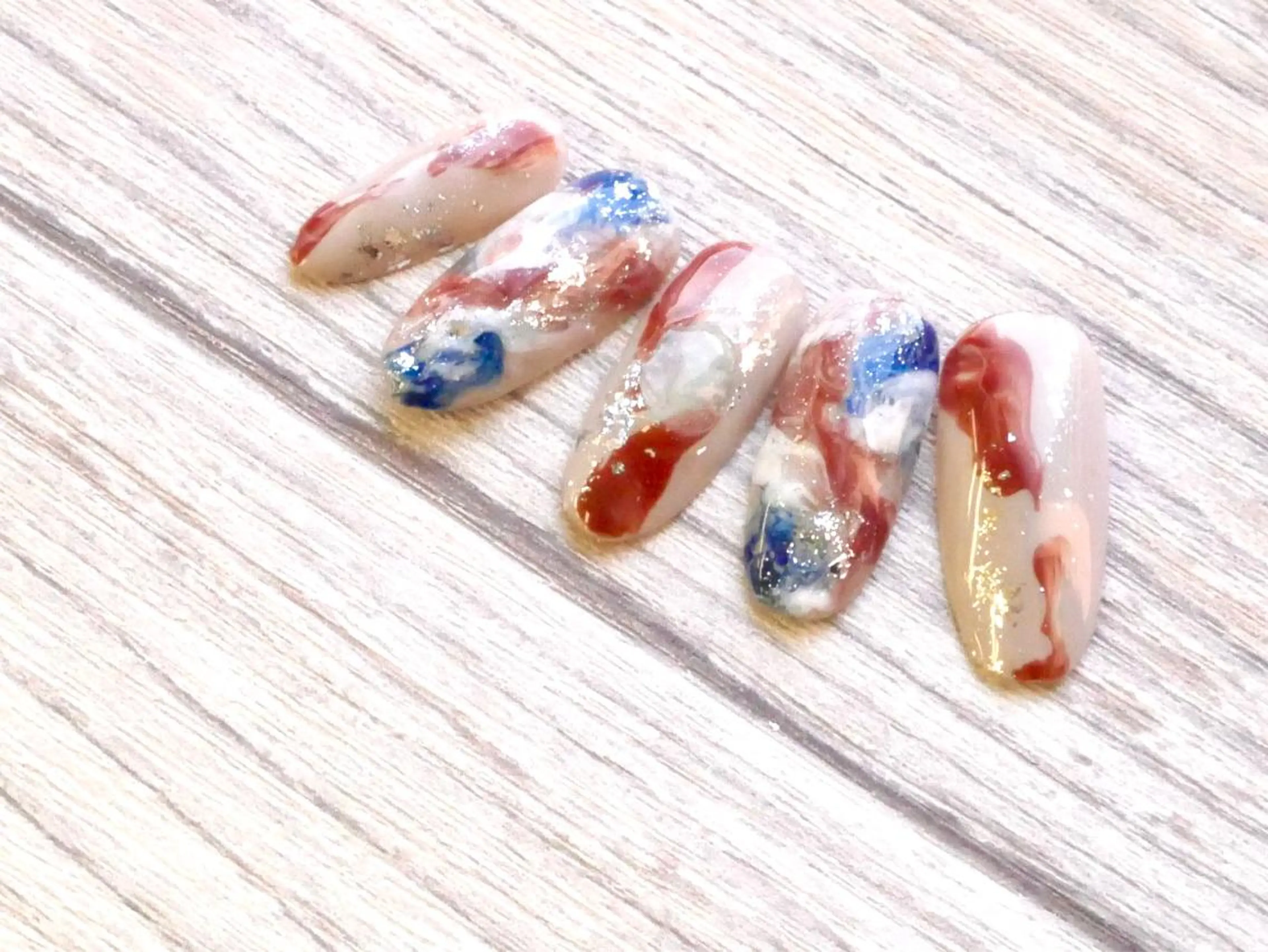 ネイル 大理石ネイル(マーブル) Dolce.Nail 柏店のネイルデザイン