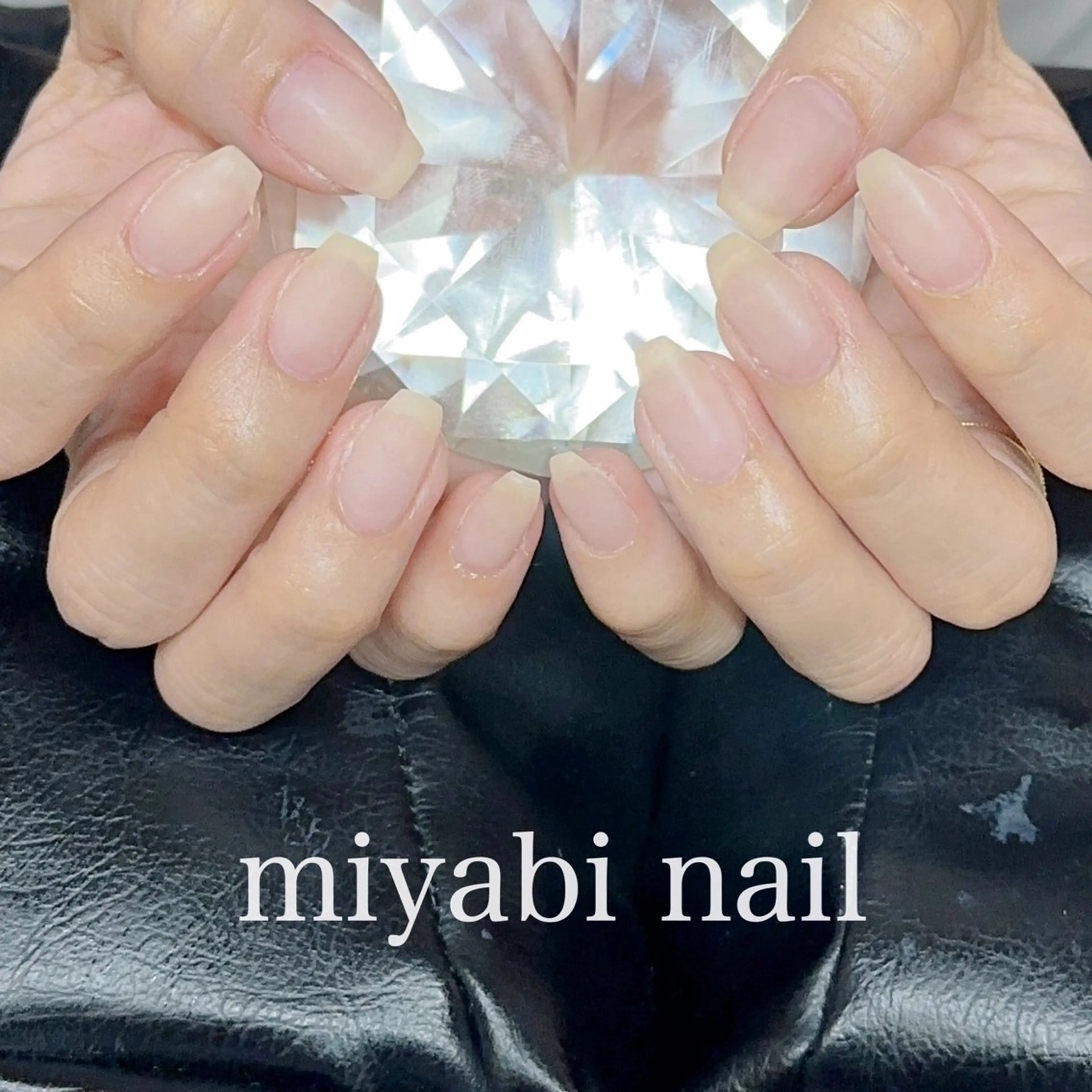 ネイル マットネイル 持ち込み オフィスネイル ピンク スクエアネイル ハンドネイル miyabi nail 桂川駅近くのネイルデザイン