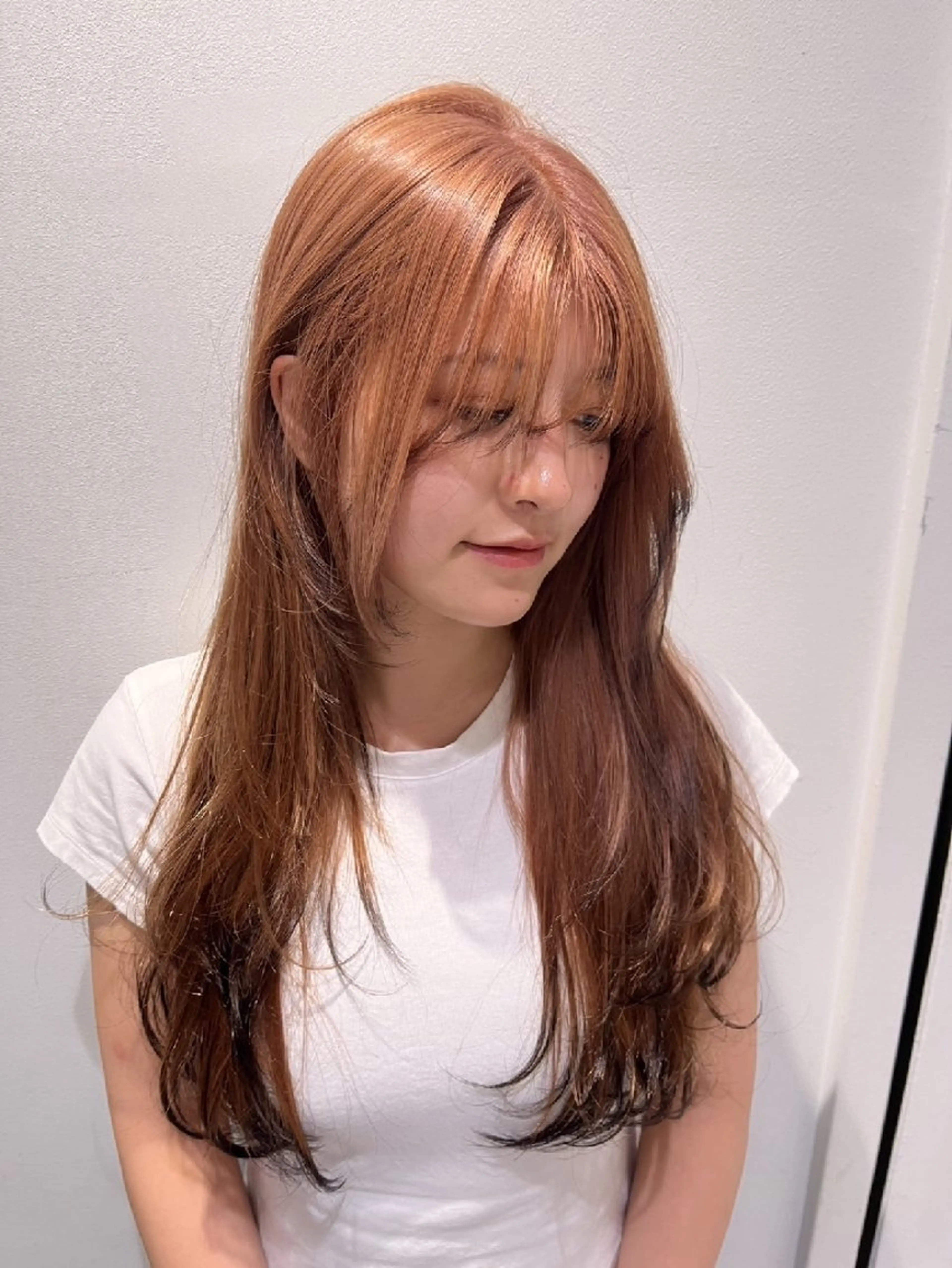 カラー ロング ヘアカラー 💜艶髪カラー💜 🎶富川美希🎶のヘアスタイル