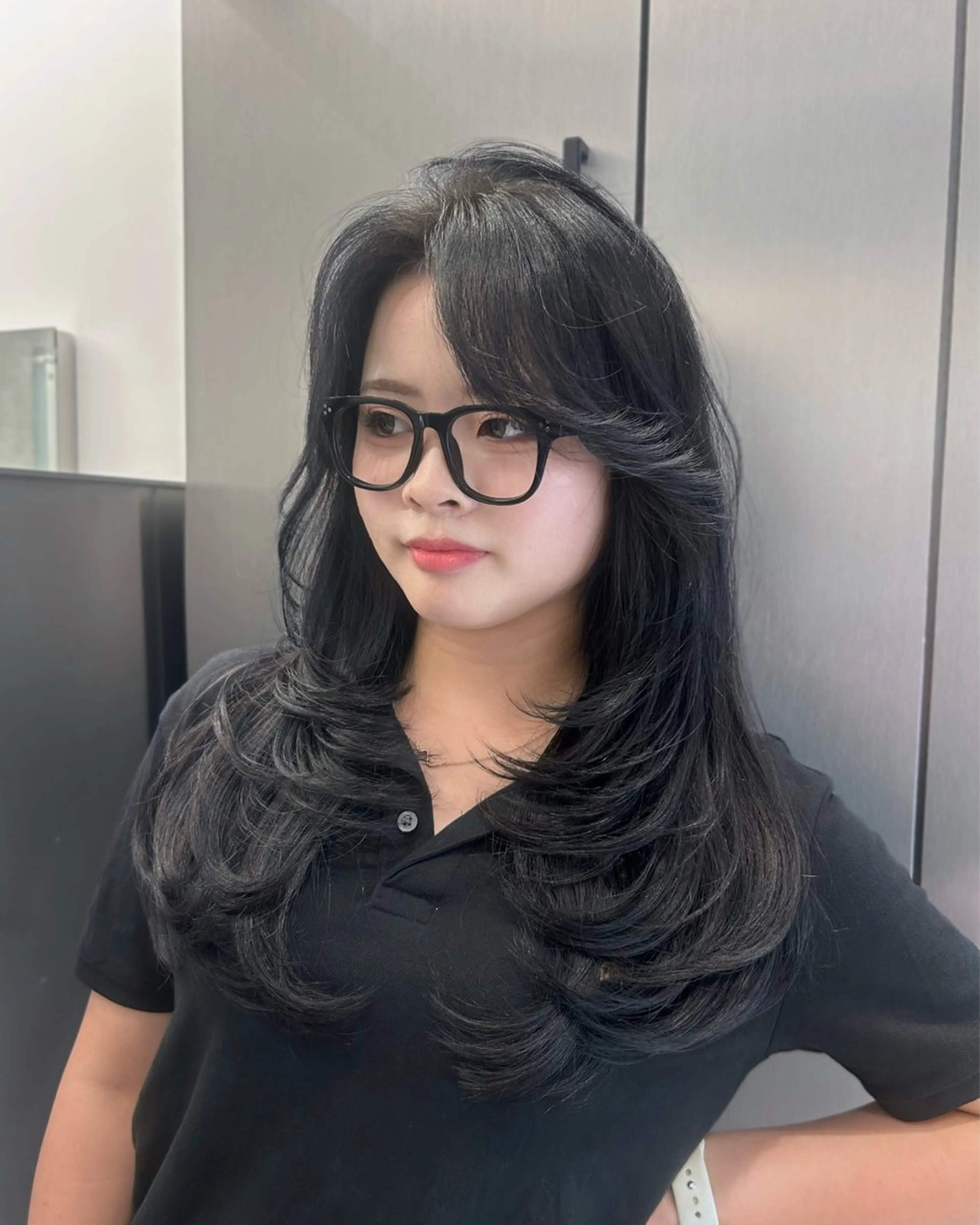 ロング レイヤーカット カット ヘアカラー トリートメント 大人レイヤー/艶美髪 🇺🇸TOMONAのヘアスタイル