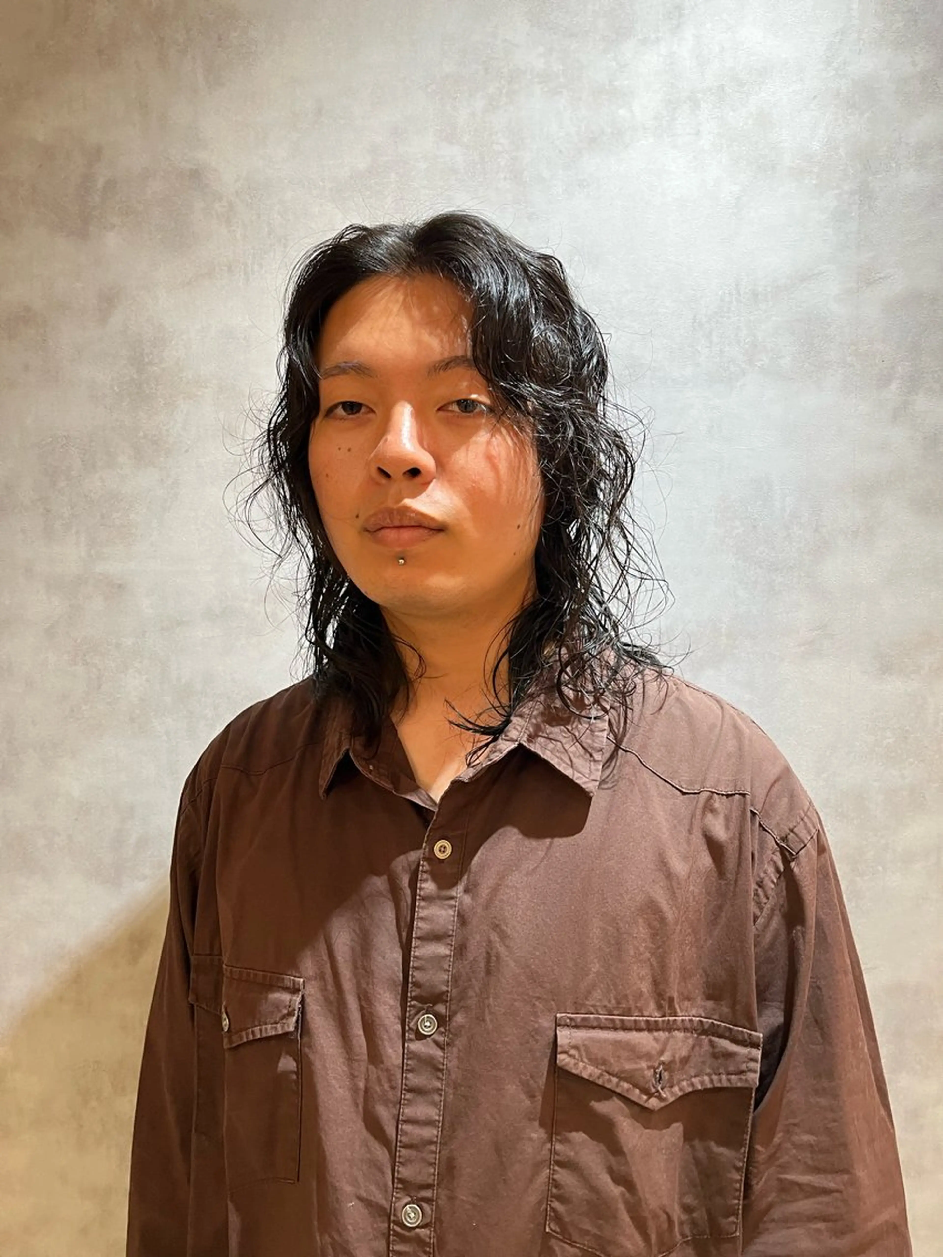 ミディアム パーマ Collet Ginza所属・外国人風レイヤー ボブパーマYukiのヘアスタイル