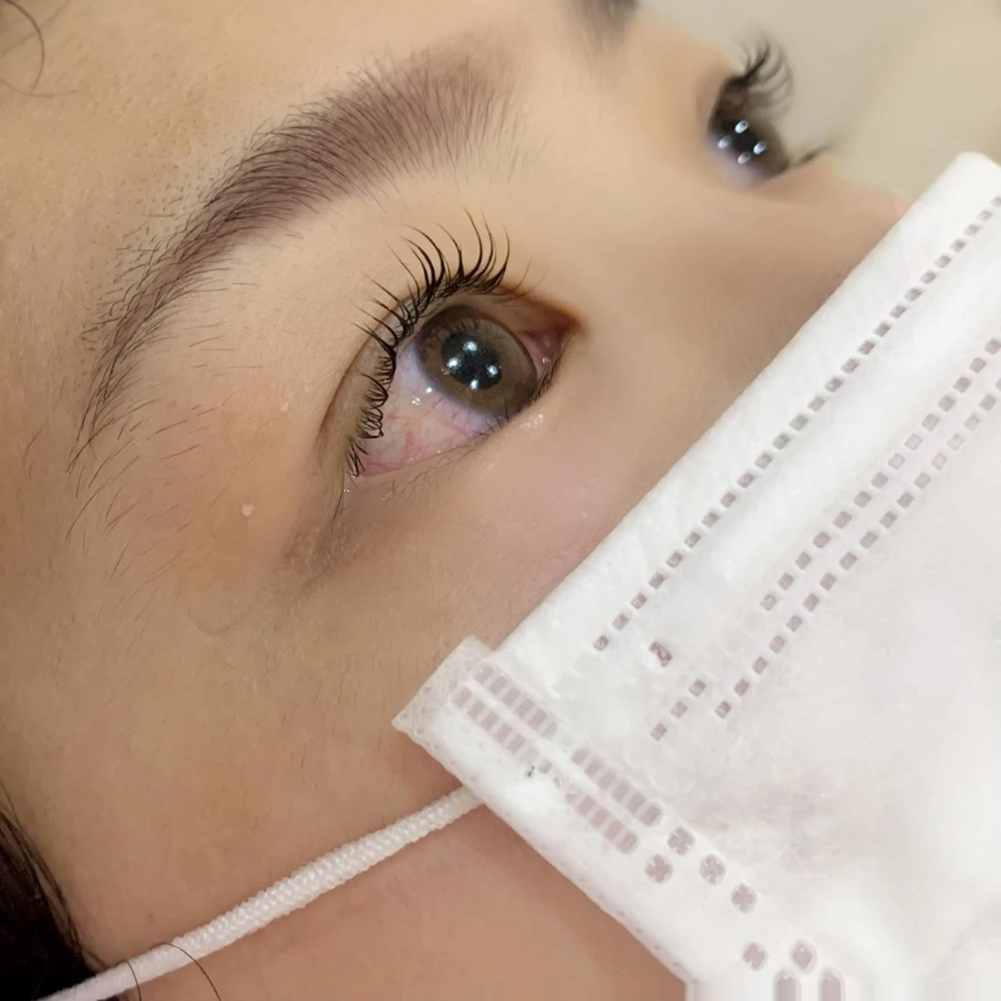 マツエク・マツパ 似合わせカット暖色 カラーhiyonaのヘアスタイル