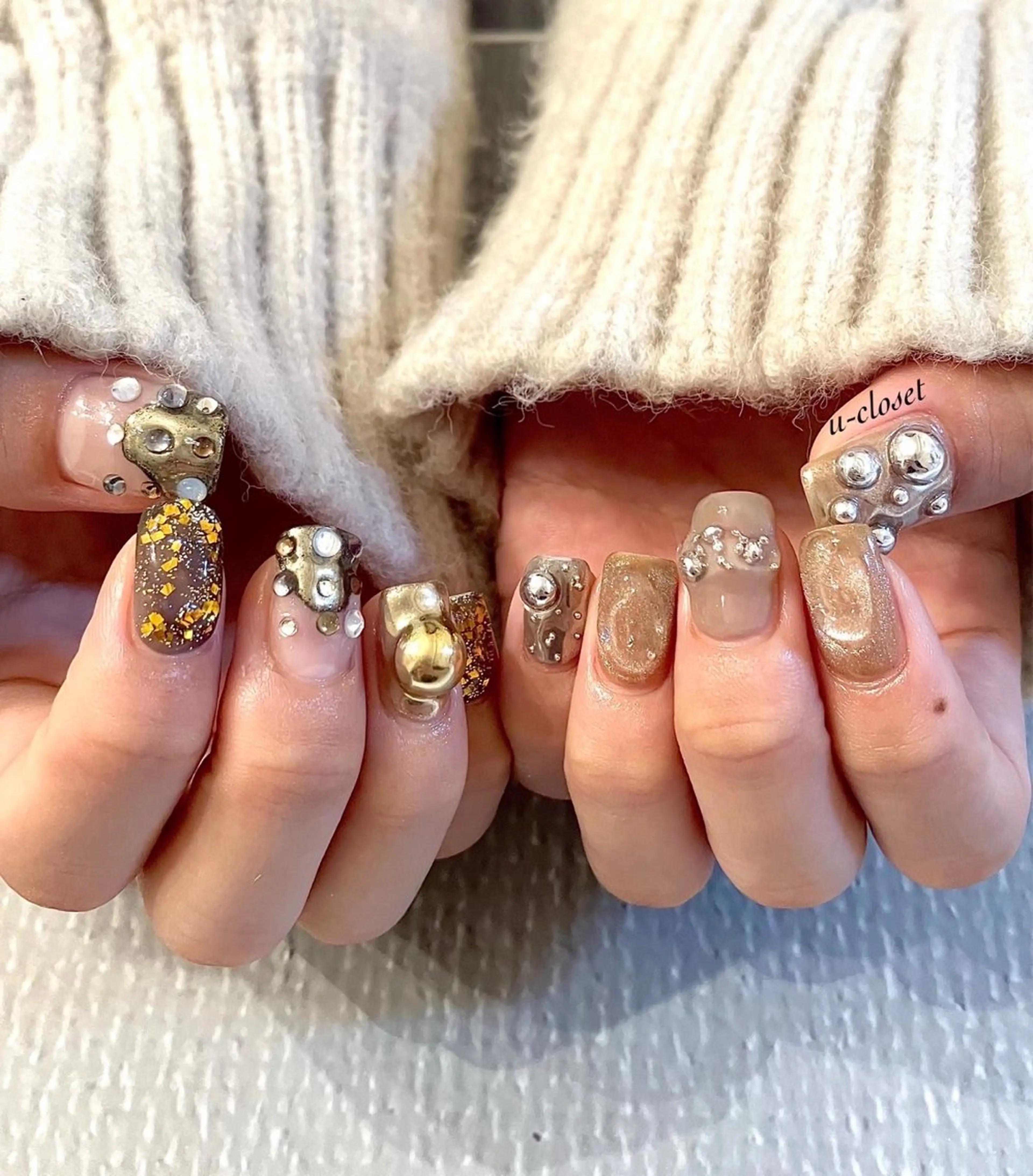 ネイル ハンドネイル u closetのネイルデザイン