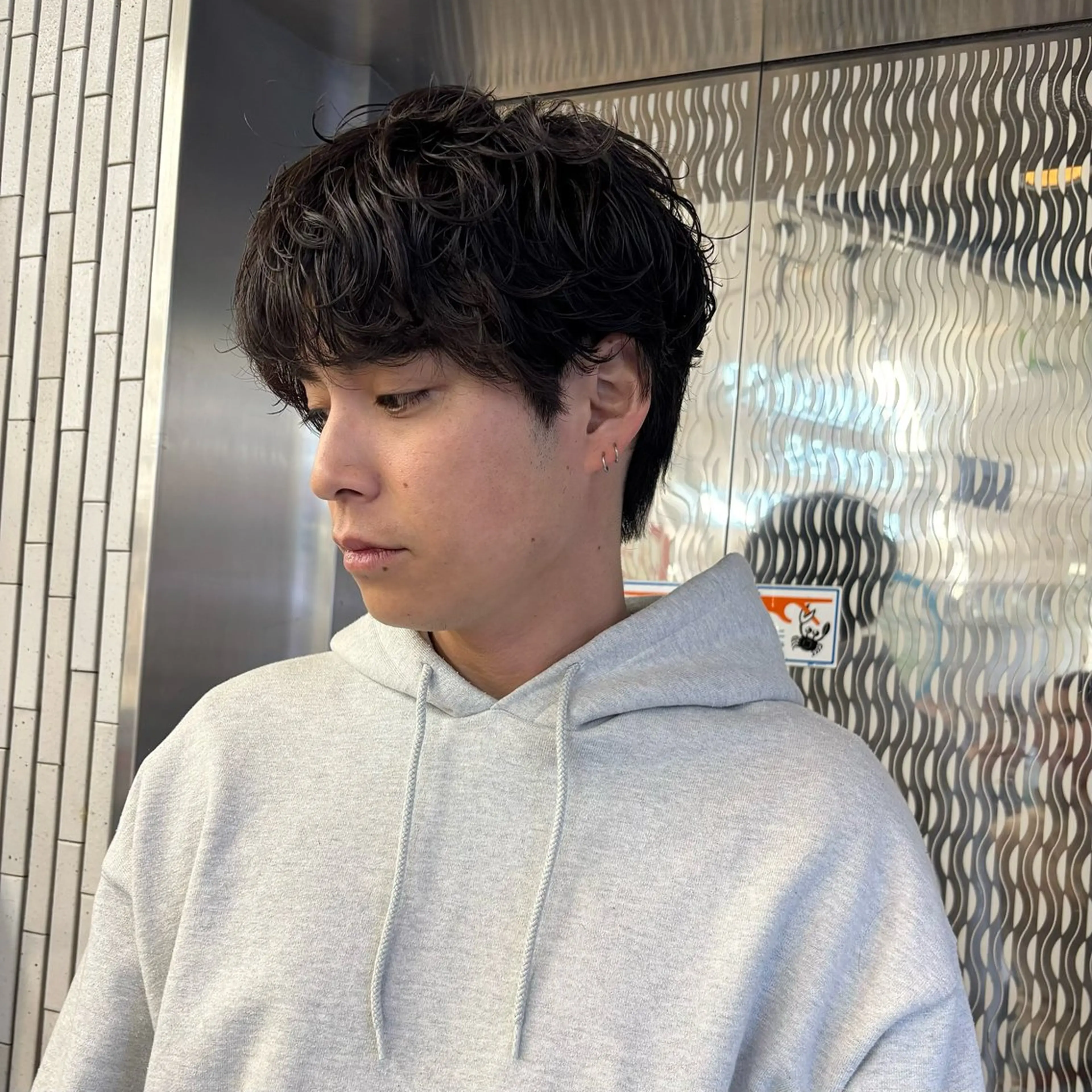 メンズ メンズパーマ カット 🦋女子ウケメンズ パーマYUI🦋のヘアスタイル