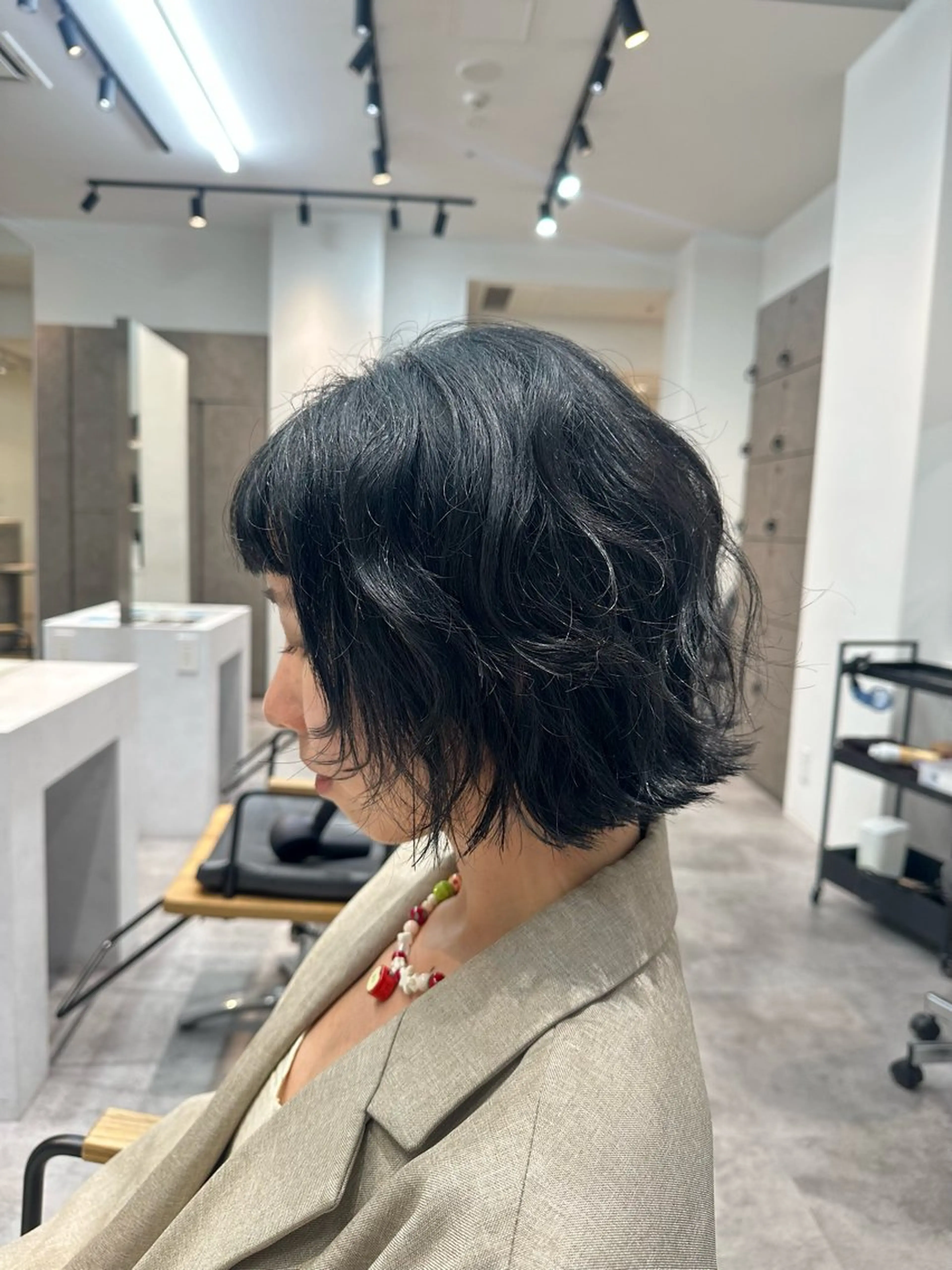 ミディアム ボブレイヤー ボブ くびれヘア くびれレイヤー レイヤーカット カット ショートカット🧸 ごとうさなのヘアスタイル