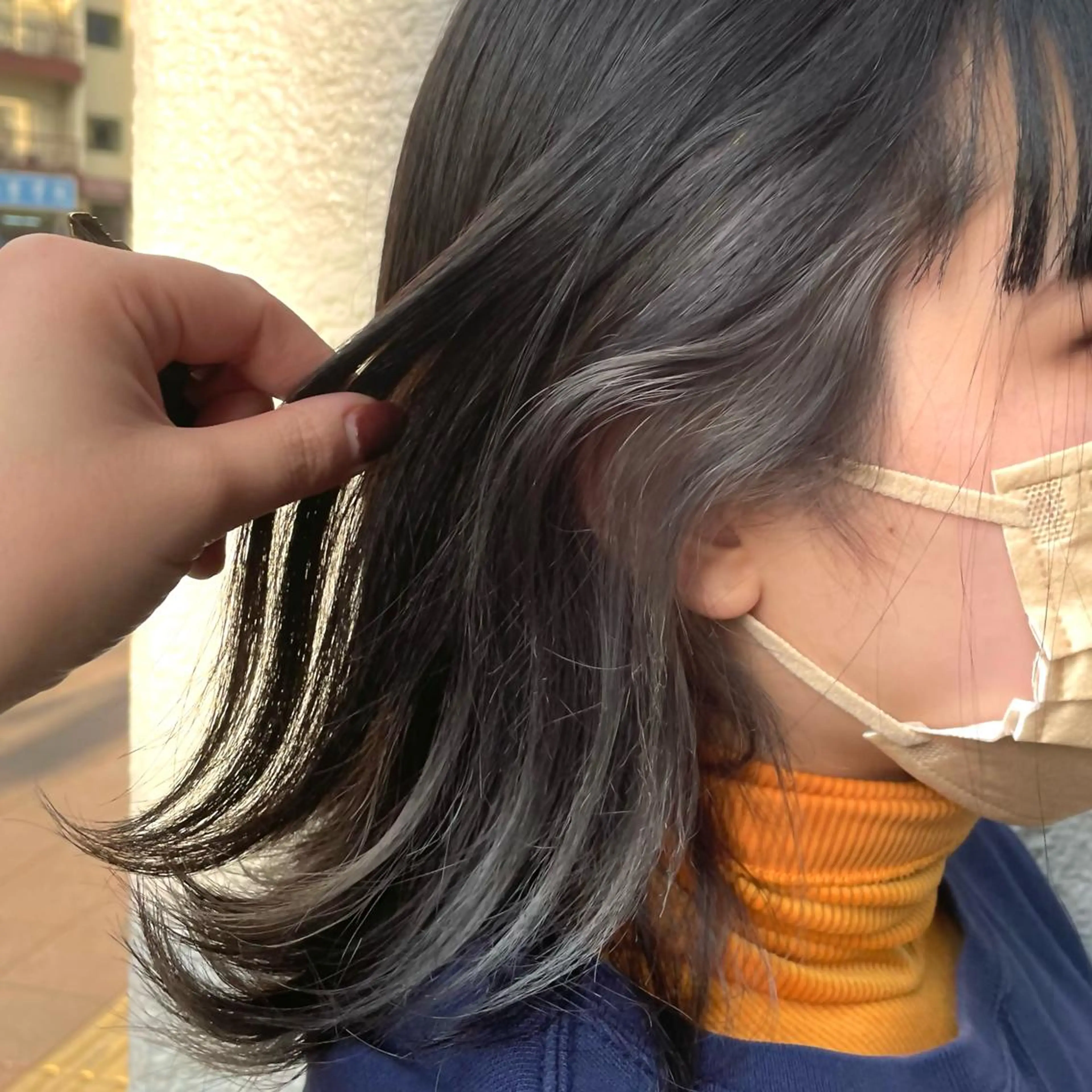 ミディアム ふるはし みなのヘアスタイル