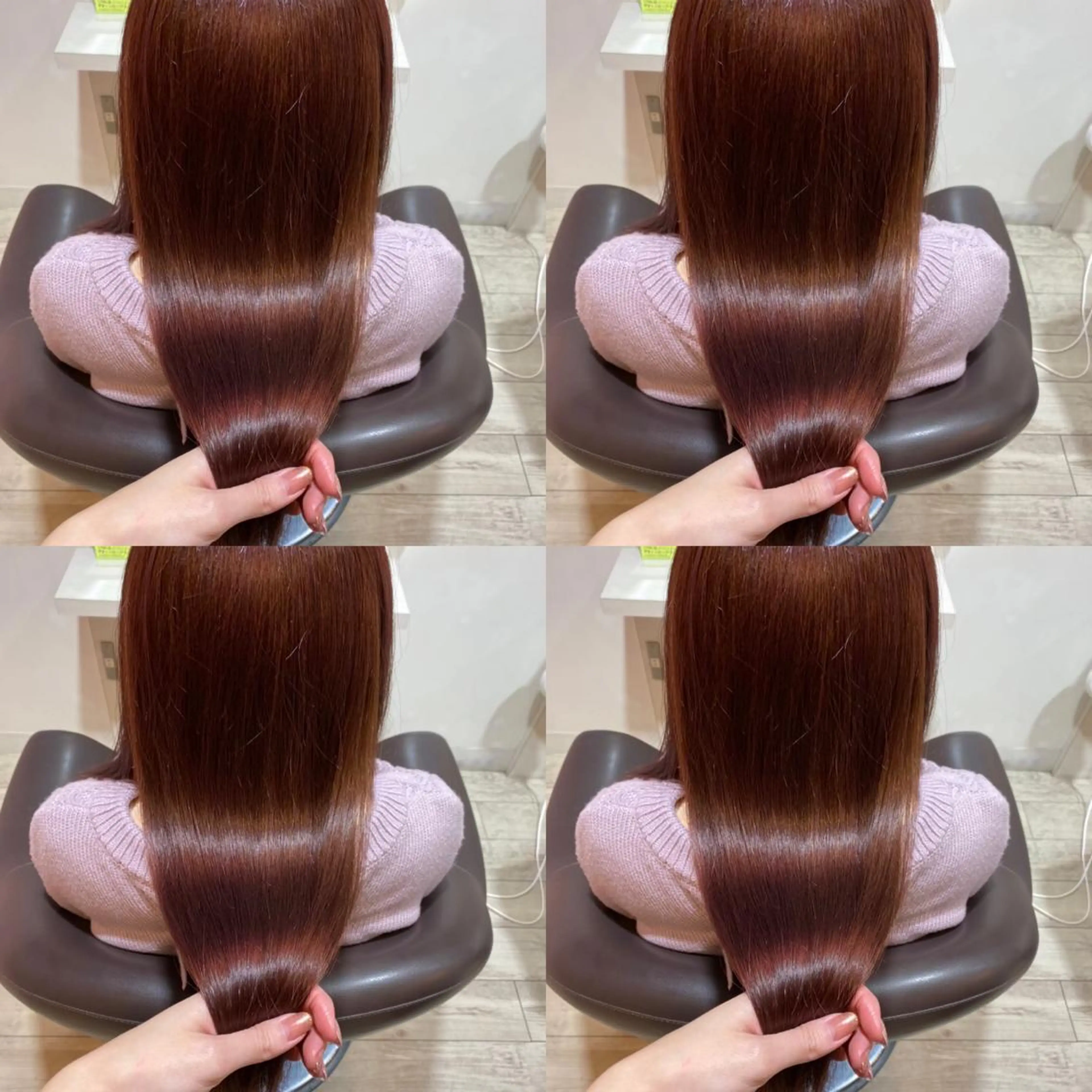 ロング カラー ラベンダーカラー ピンクカラー ピンクラベンダー 店長✨️韓国ヘア✖️ 髪質改善カラー／純大のヘアスタイル