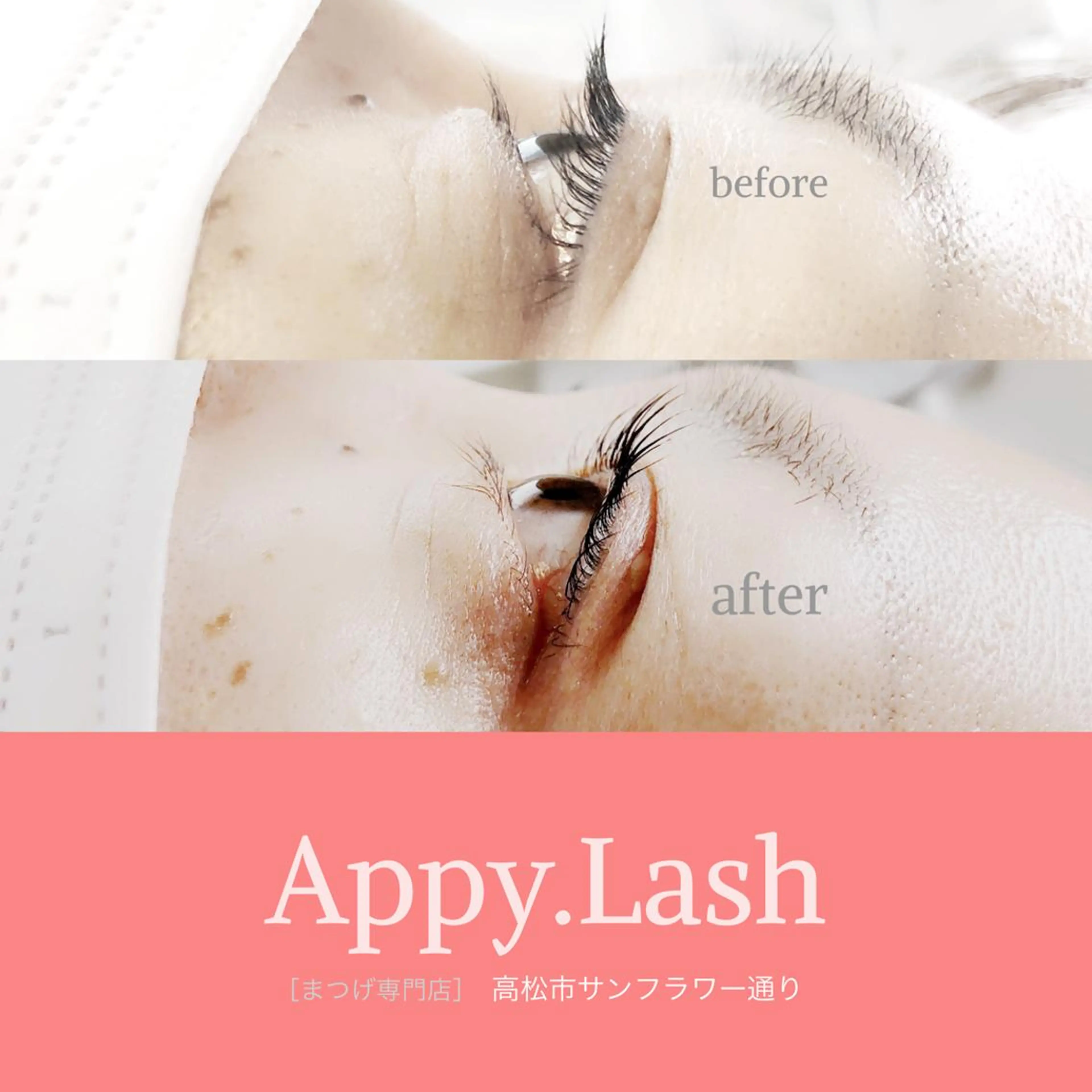 マツエク・マツパ フラットラッシュ パリジェンヌラッシュリフト ボリュームラッシュ まつげと眉の専門店 Appy.Lashのマツエク・マツパデザイン