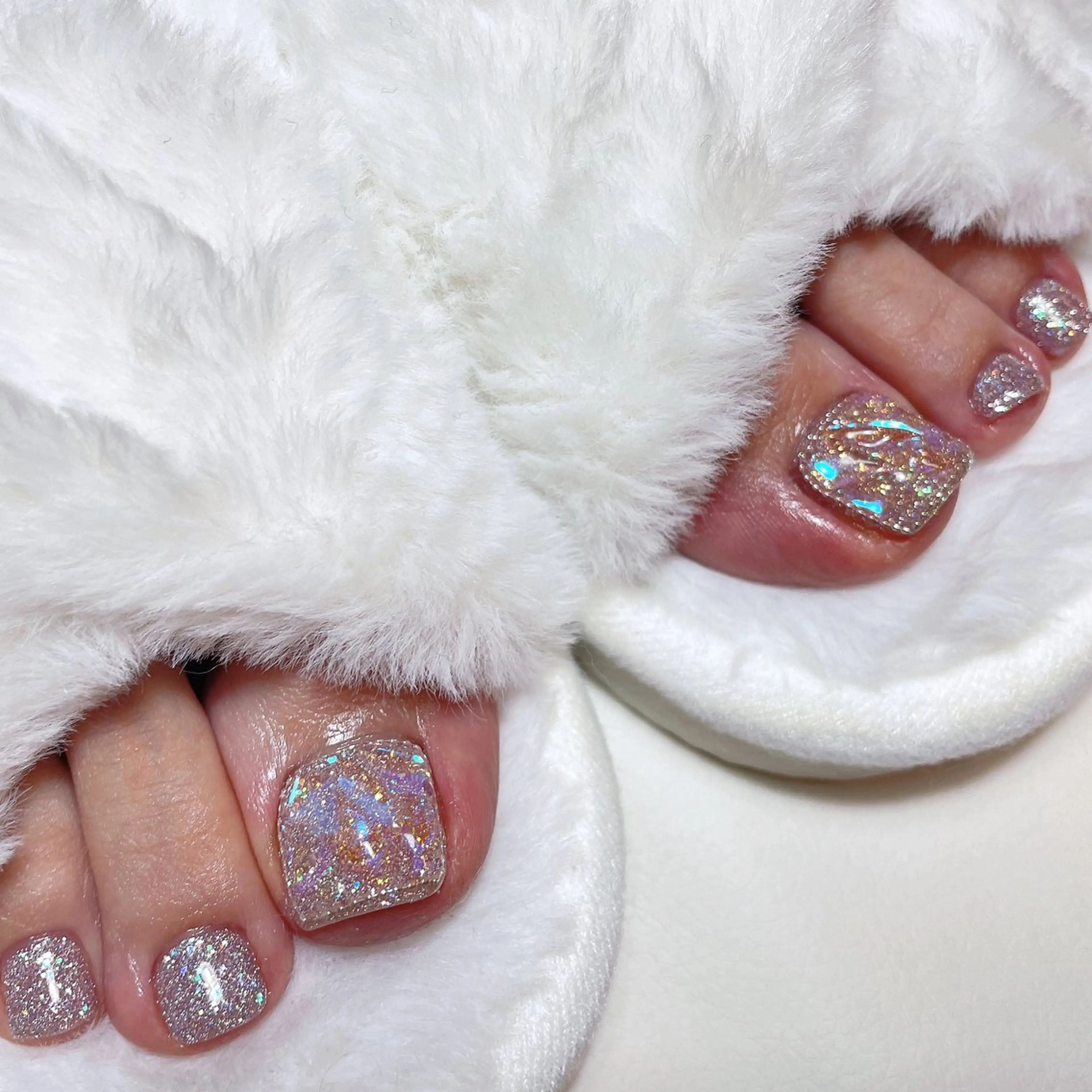 ネイル 23時まで❤︎韓国、 ワンホンネイルのネイルデザイン