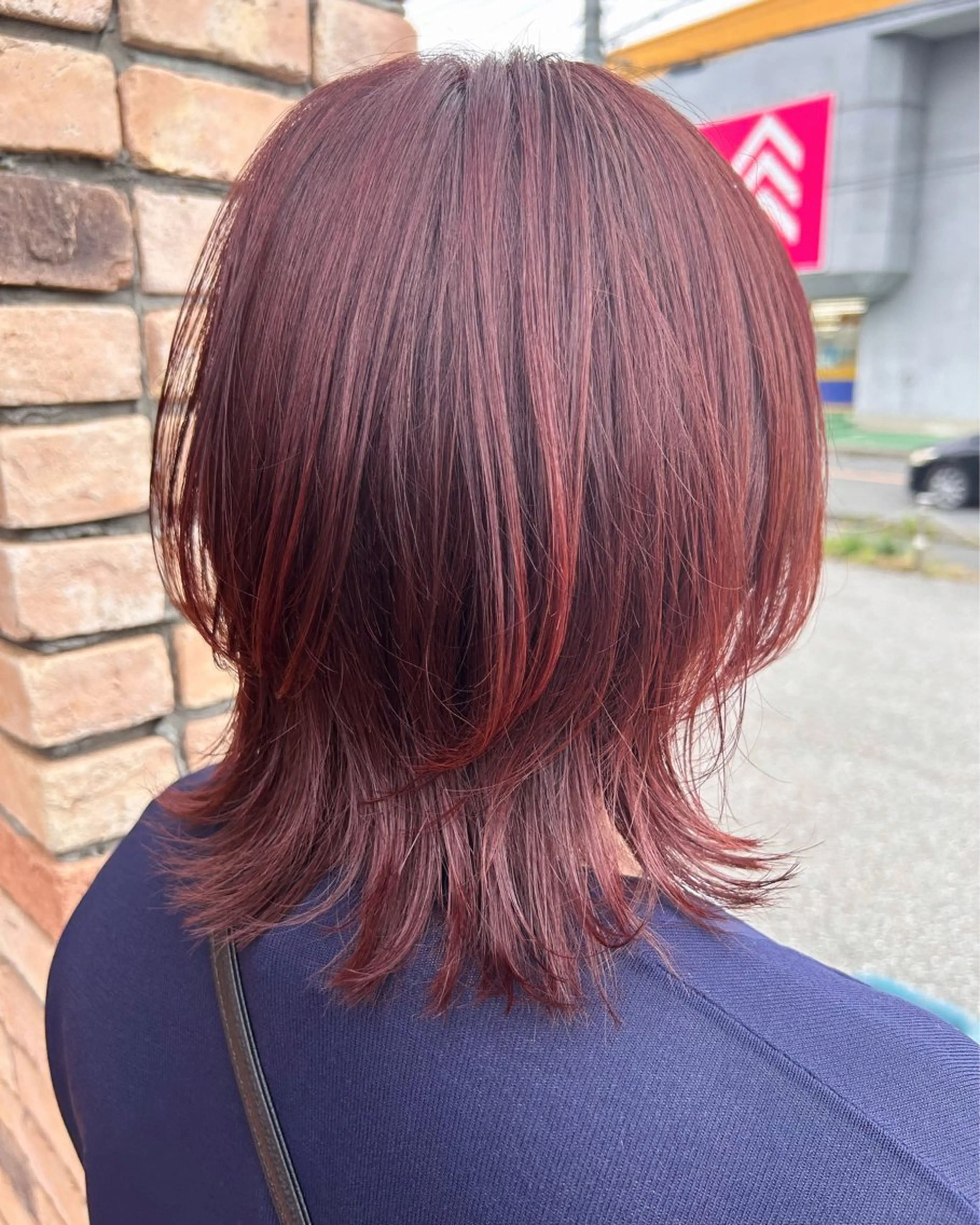 カラー カシス ピンクカラー 坂本 瑞季 🤍 髪質改善のヘアスタイル