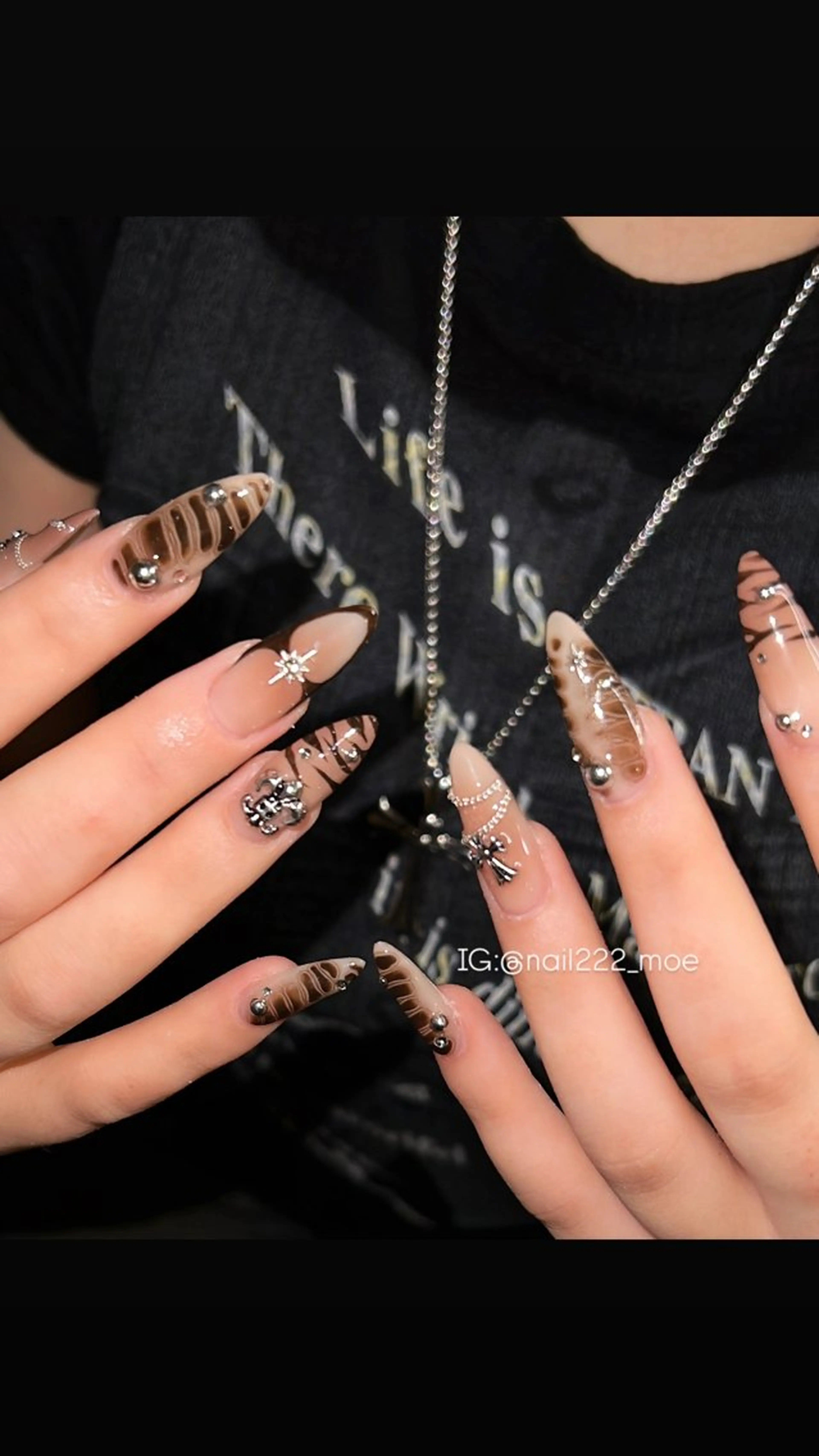 ネイル ハンドネイル ⟡.*222⋰˚☆ MöEのネイルデザイン