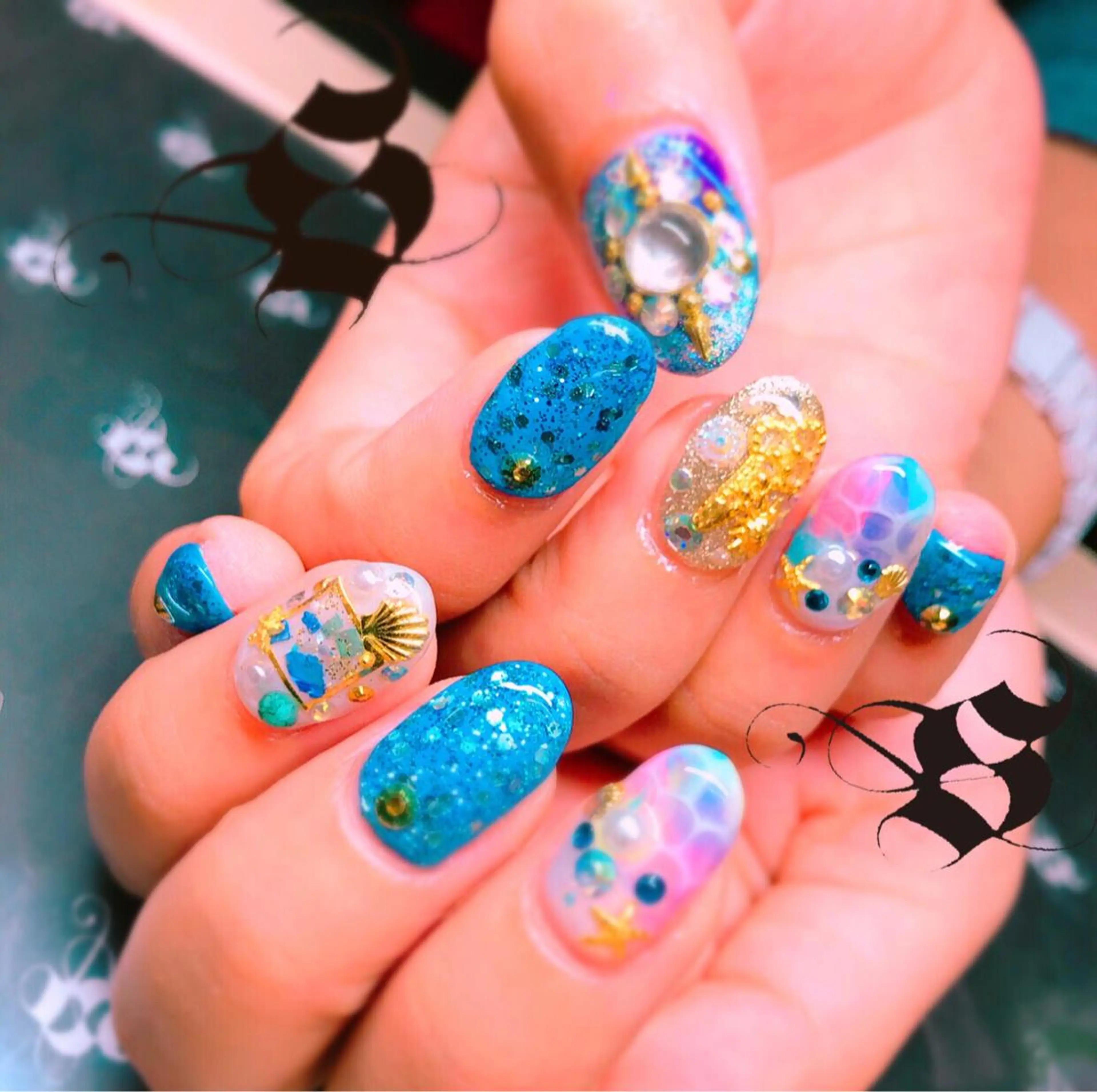 ネイル 長さ出し メンズネイル 持ち込み スカルプネイル ネイルチップ S&S 村田小百合のネイルデザイン