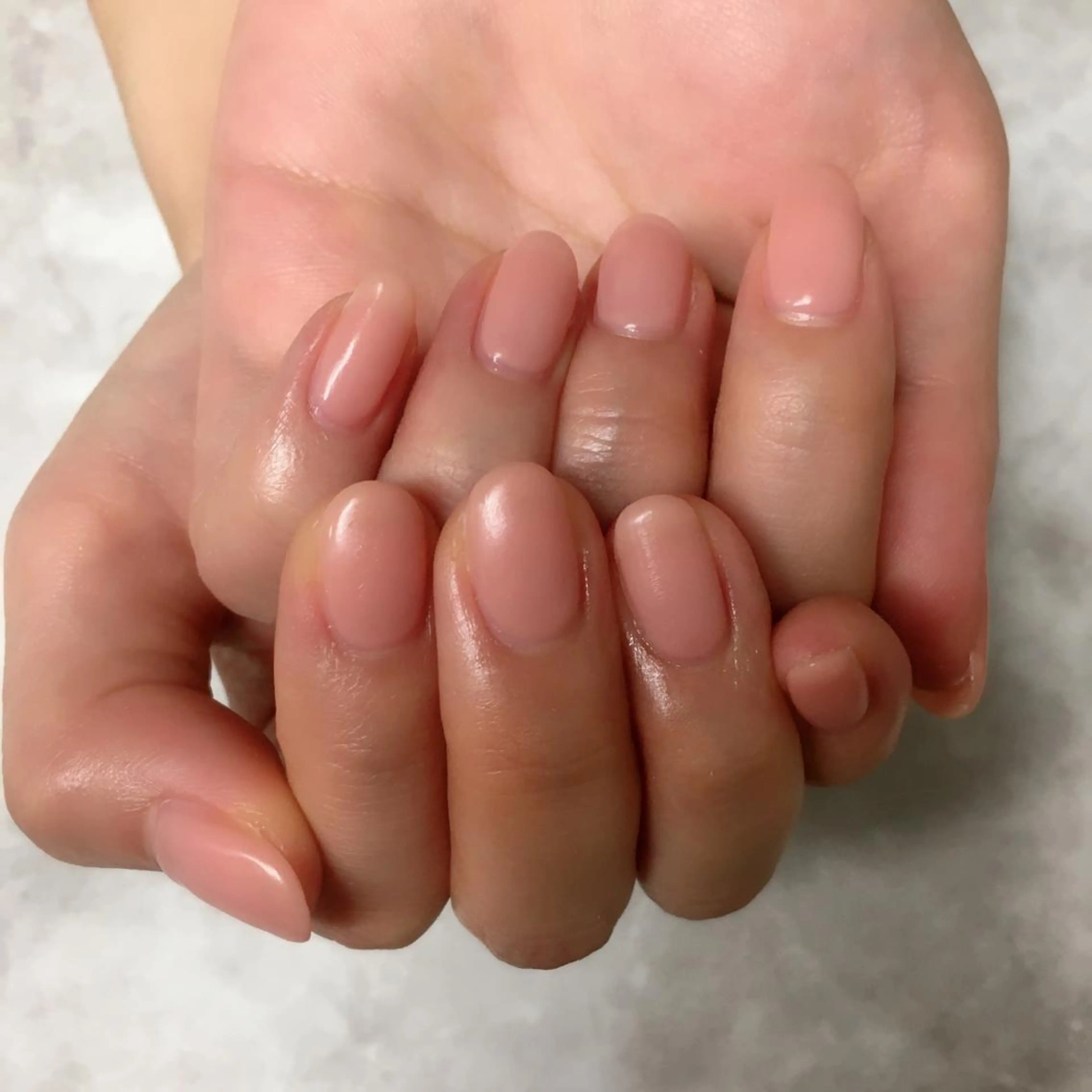 ネイル ワンカラーネイル 自爪育成/深爪矯正 mikiのネイルデザイン