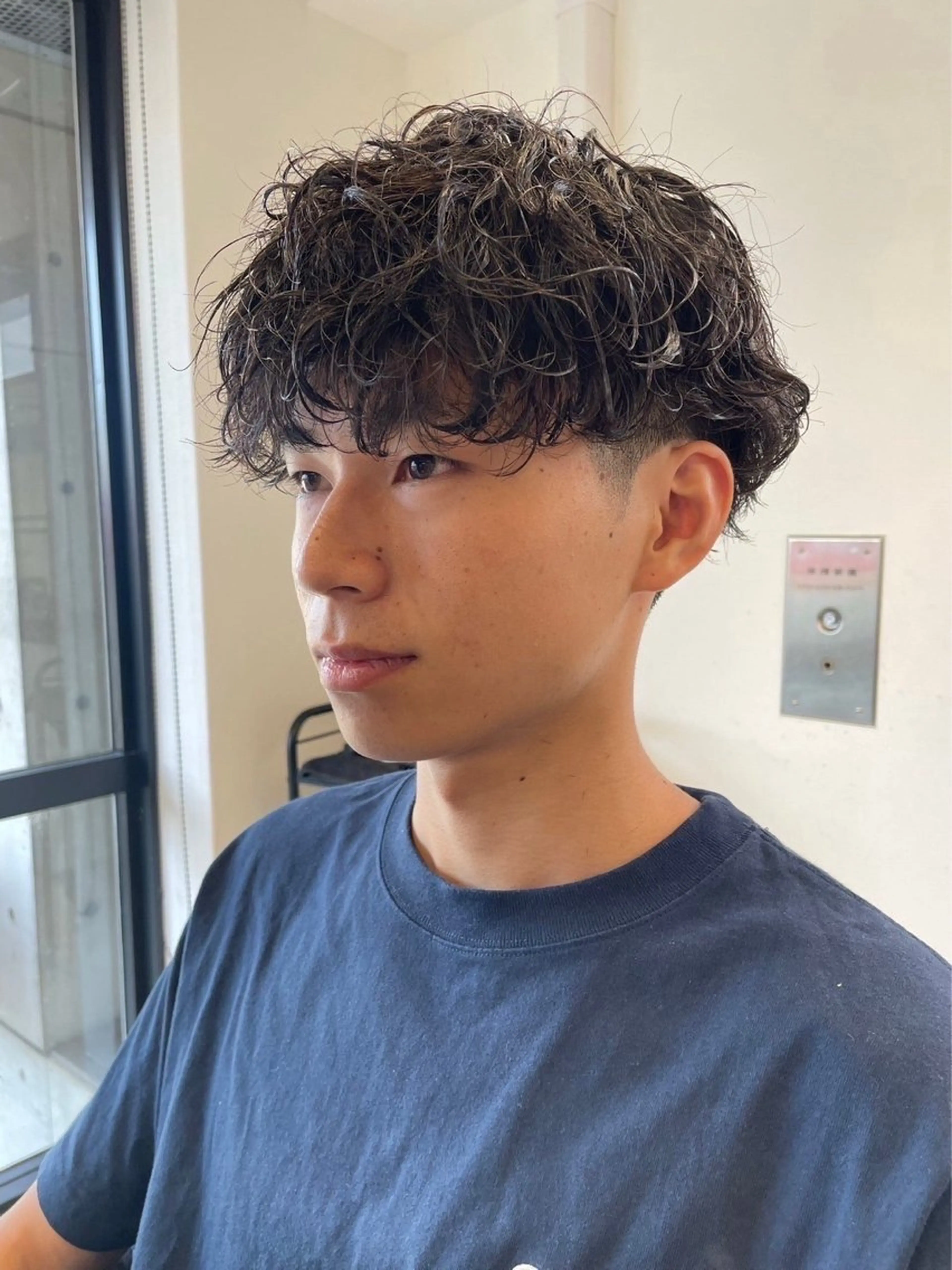 メンズ カット パーマ トリートメント 店長/藤原 季矢のヘアスタイル