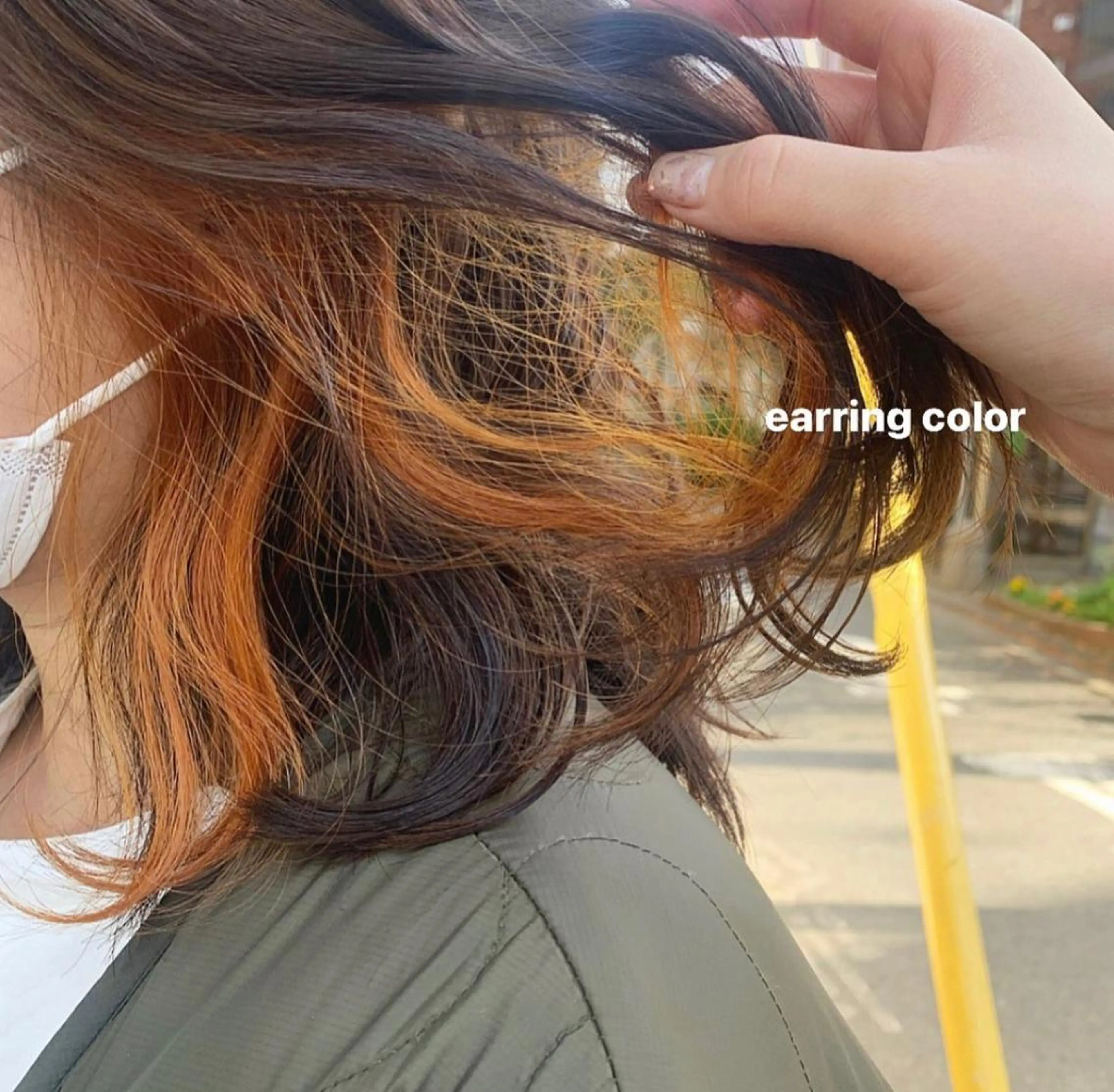 ミディアム カラー カット ヘアカラー トリートメント 顔周りレイヤー 🎀マリノのヘアスタイル