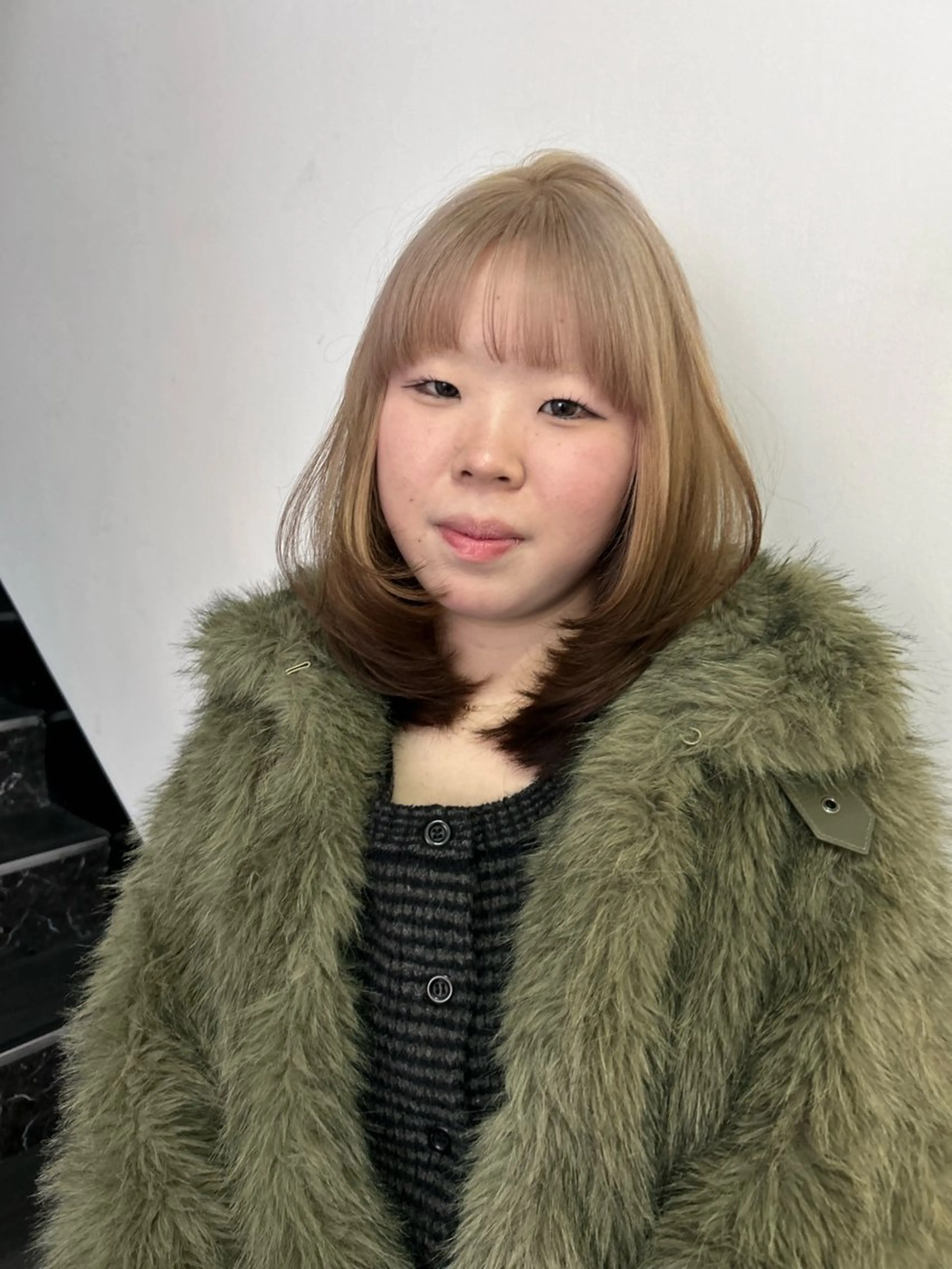 セミロング レイヤーカット ヘアカラー トリートメント HAZEL博多所属・ひかり HAZELのヘアスタイル