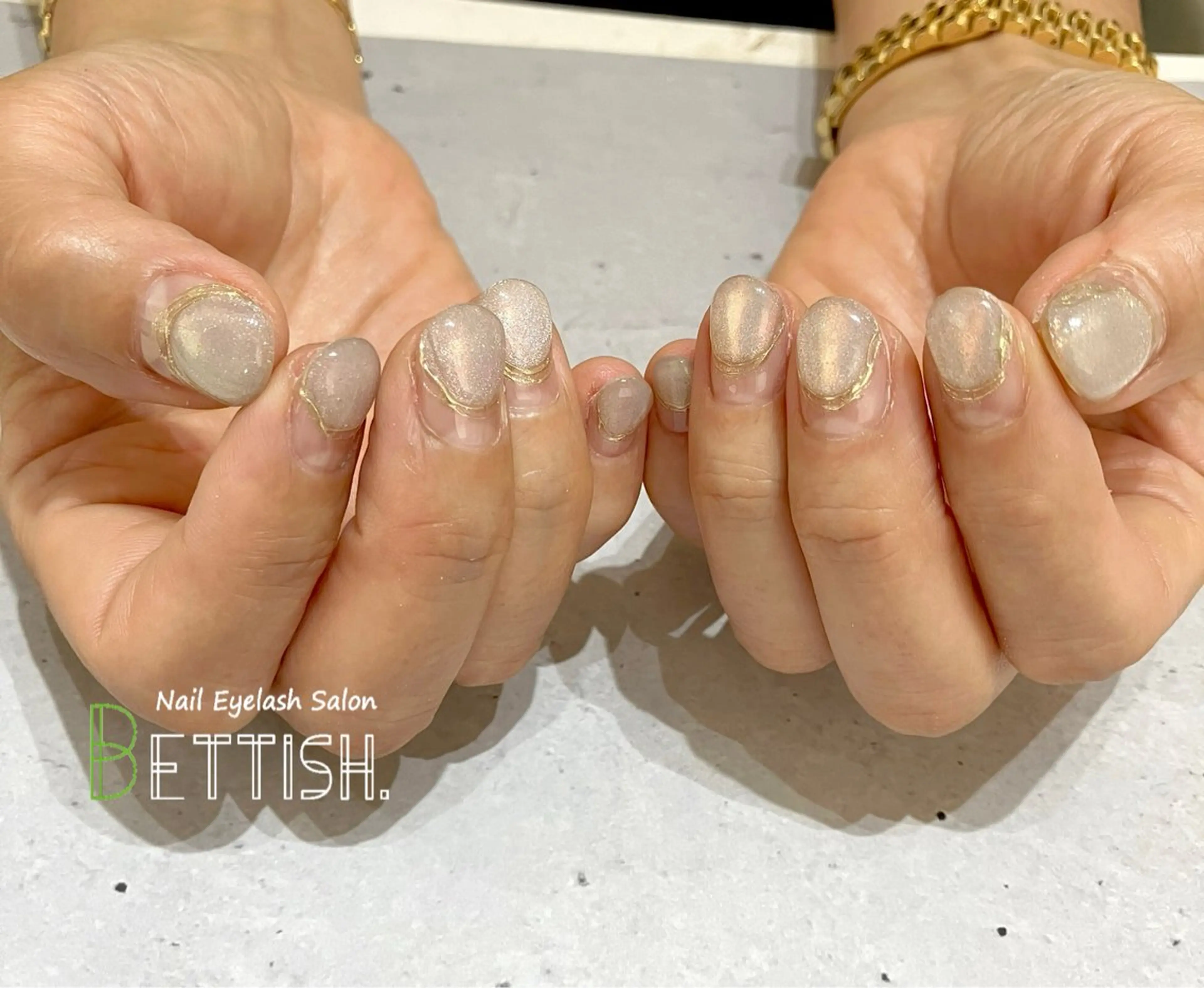 ネイル フレンチネイル マグネットネイル BETTISH. KUMIKO☺︎︎のネイルデザイン