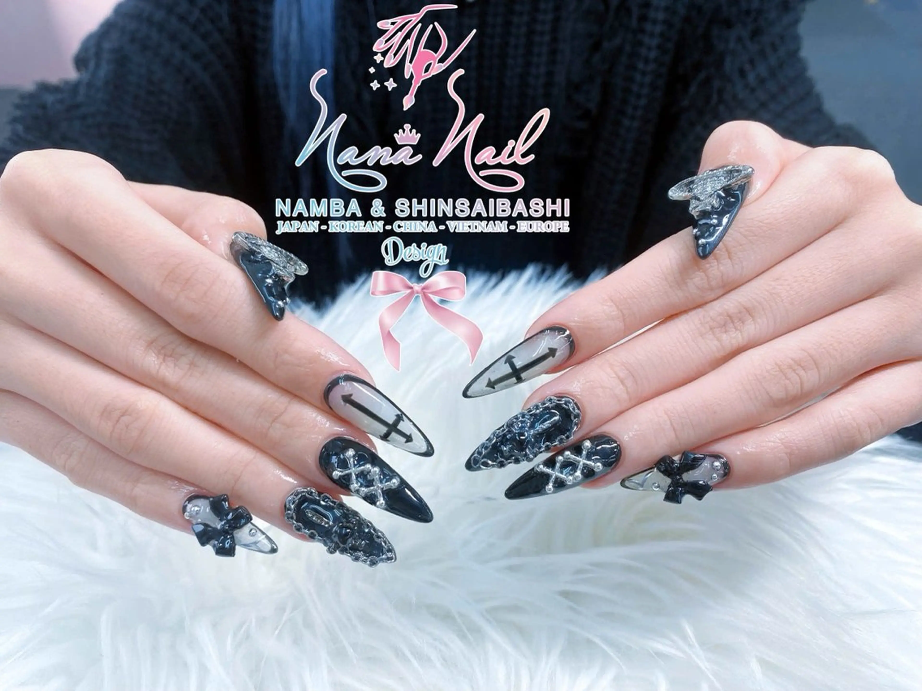 ネイル チークネイル 桜ネイル フラッシュネイル フットネイル ジェルネイル ハンドネイル ７９LINA NAIL 心斎橋店所属・リナネイル アメ村心斎橋店のネイルデザイン