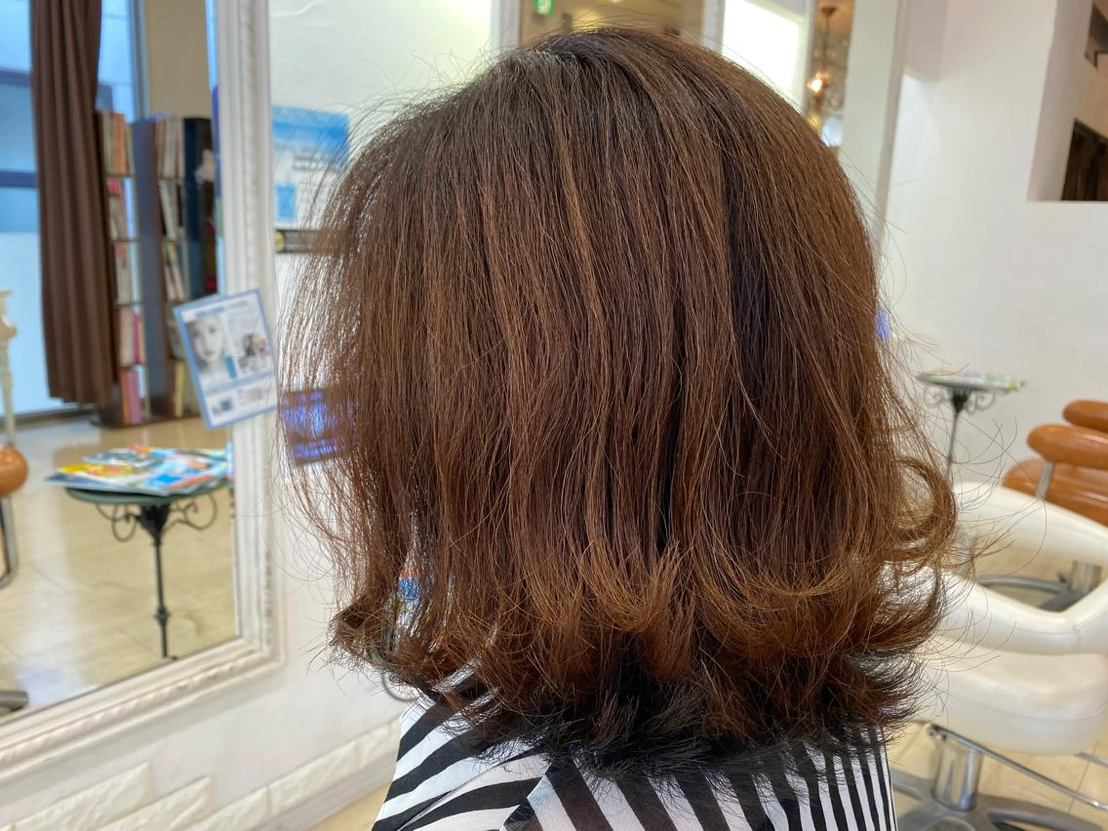 ミディアム カラー ブルーカラー インナーカラー 小林 卓司のヘアスタイル