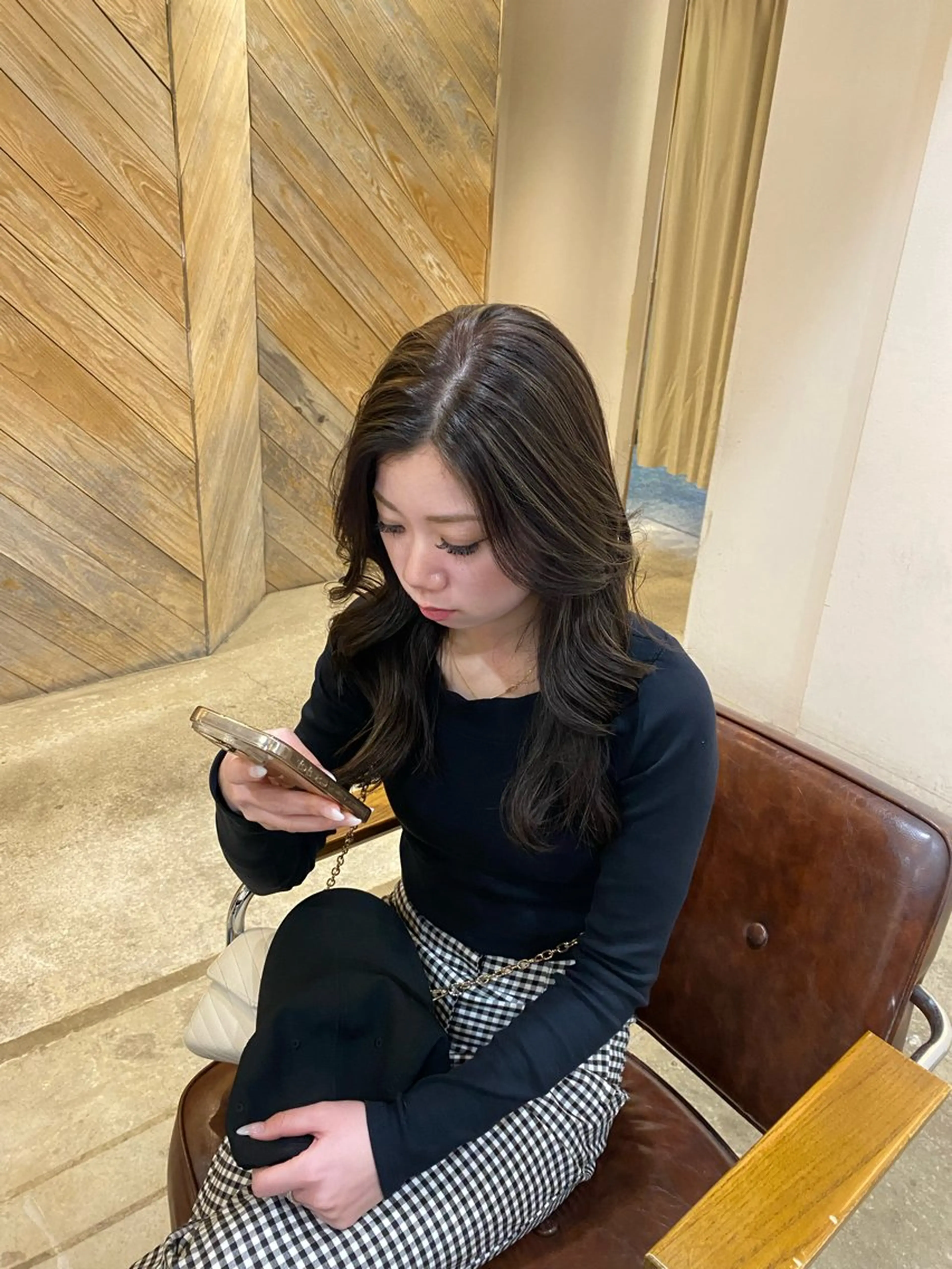 ロング カラー ハイライトカラー ハイライト ヘアカラー lolonois梅田 rami🎀のヘアスタイル