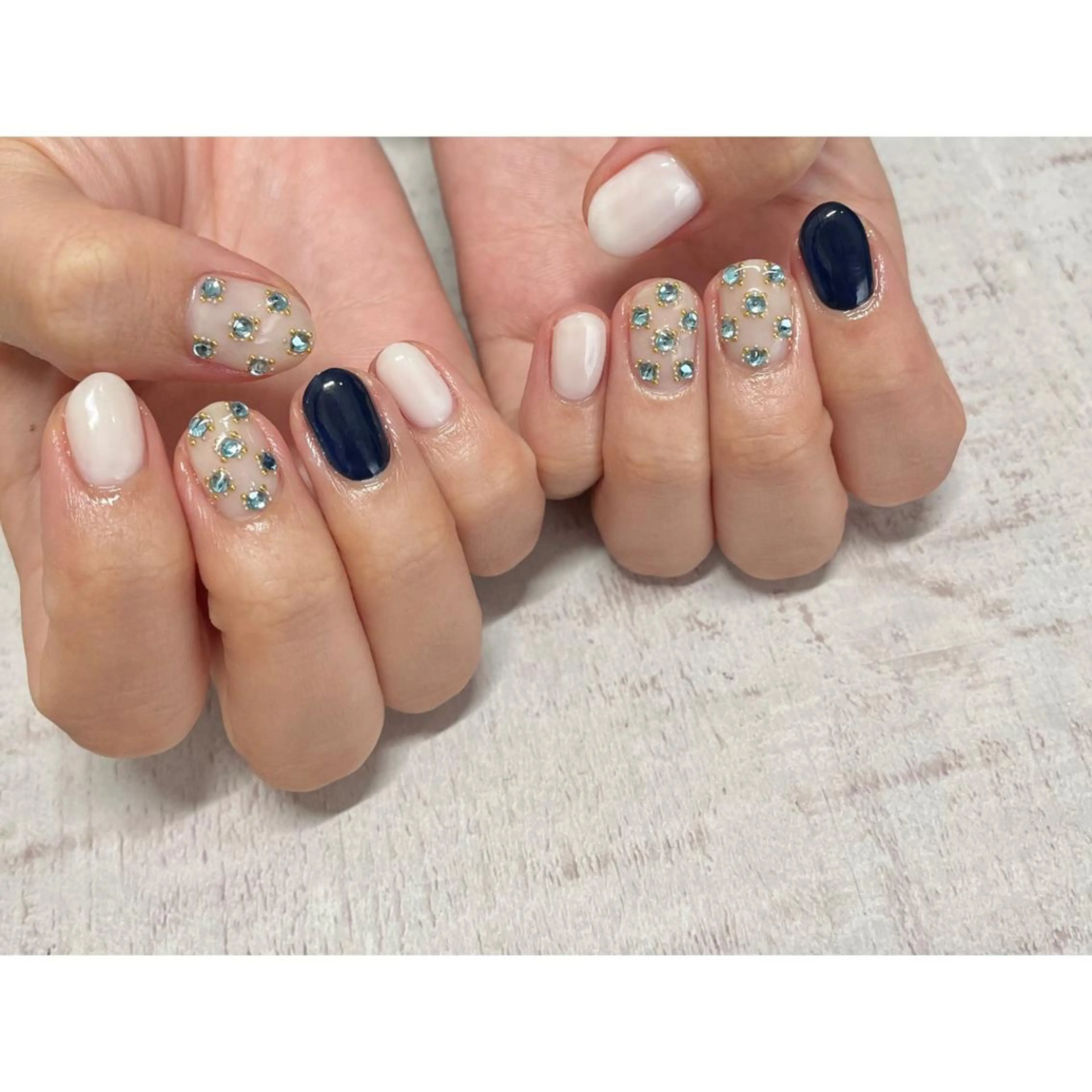 ネイル 𖡼 yumenoのネイルデザイン