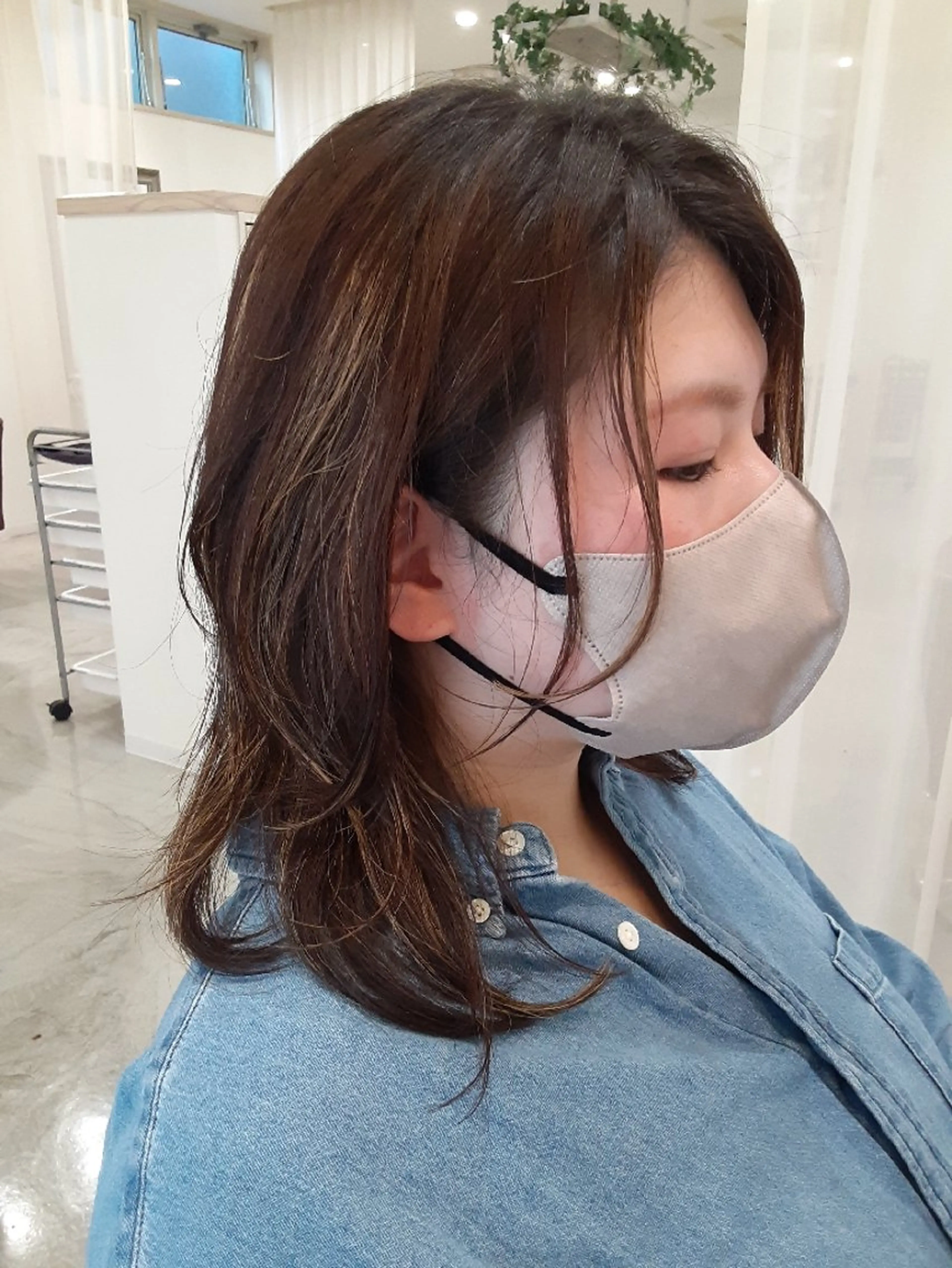 セミロング adorableはなみずき店所属・adorable🌸 TOMOKO🌸のヘアスタイル