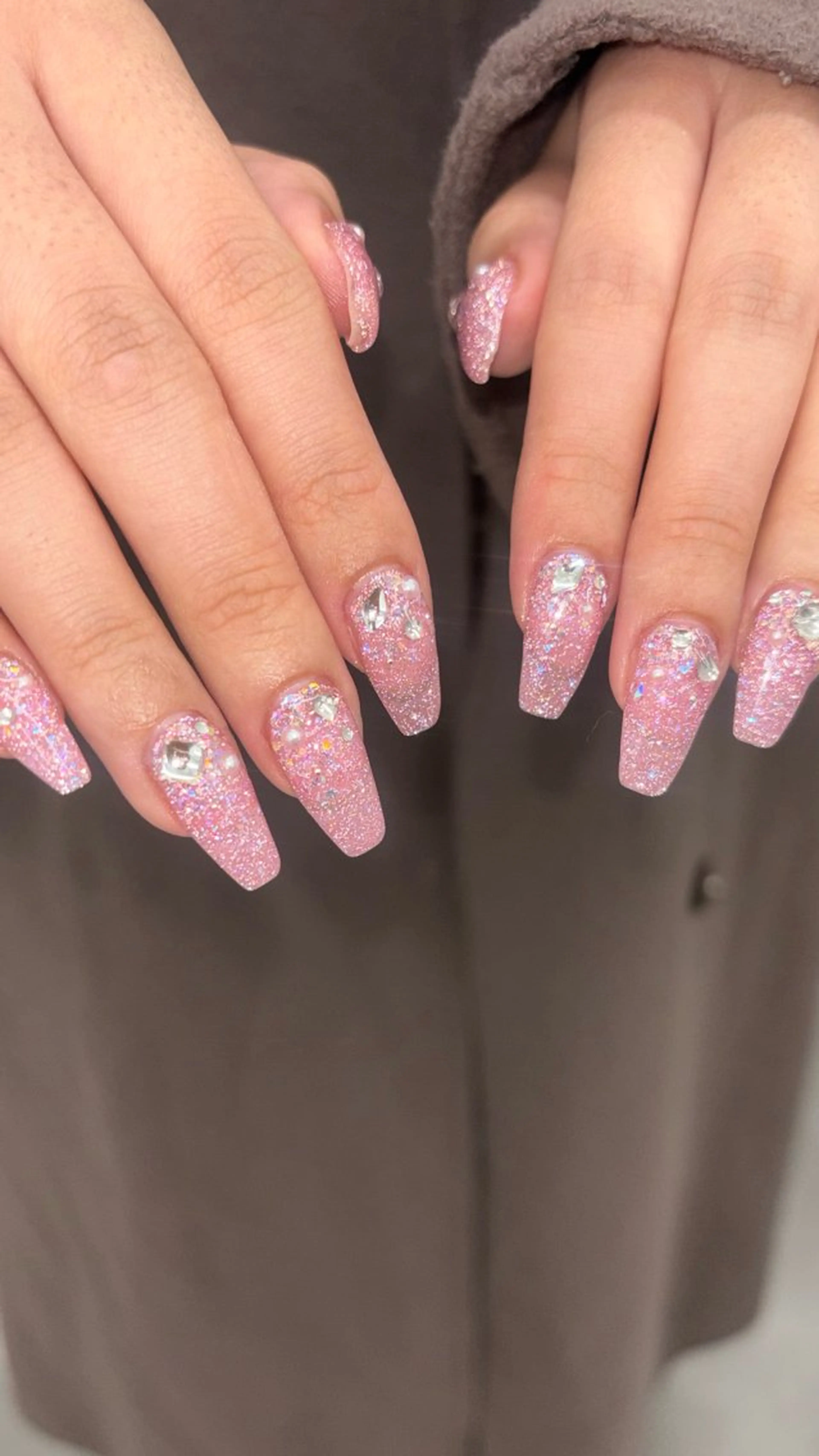 ネイル フラッシュネイル ラメ(グリッター) ハンドネイル GO TODAY SHAiRE SALON 表参道colore店所属・emmi nailのネイルデザイン