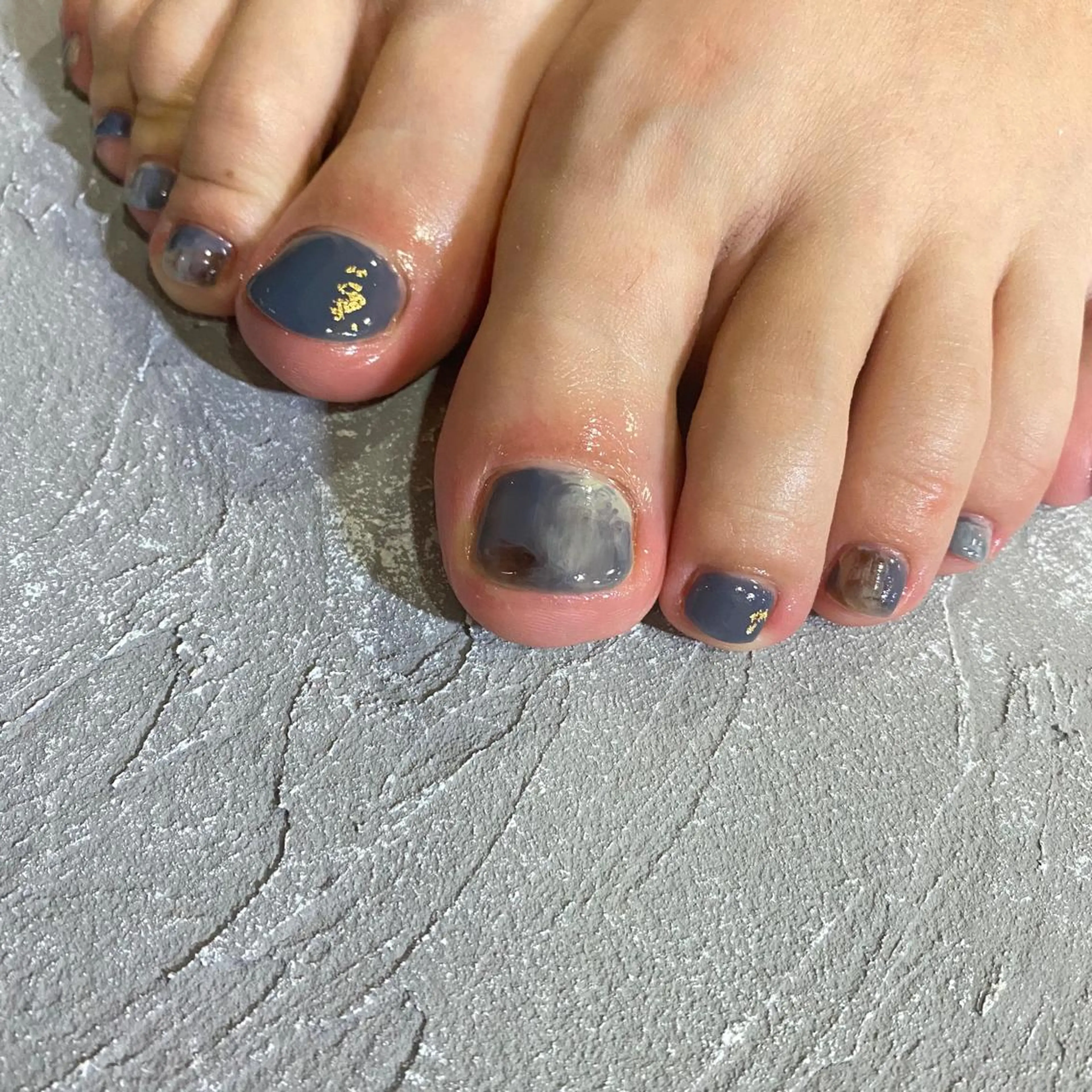 ネイル ブラウン BellFlower Rioのネイルデザイン