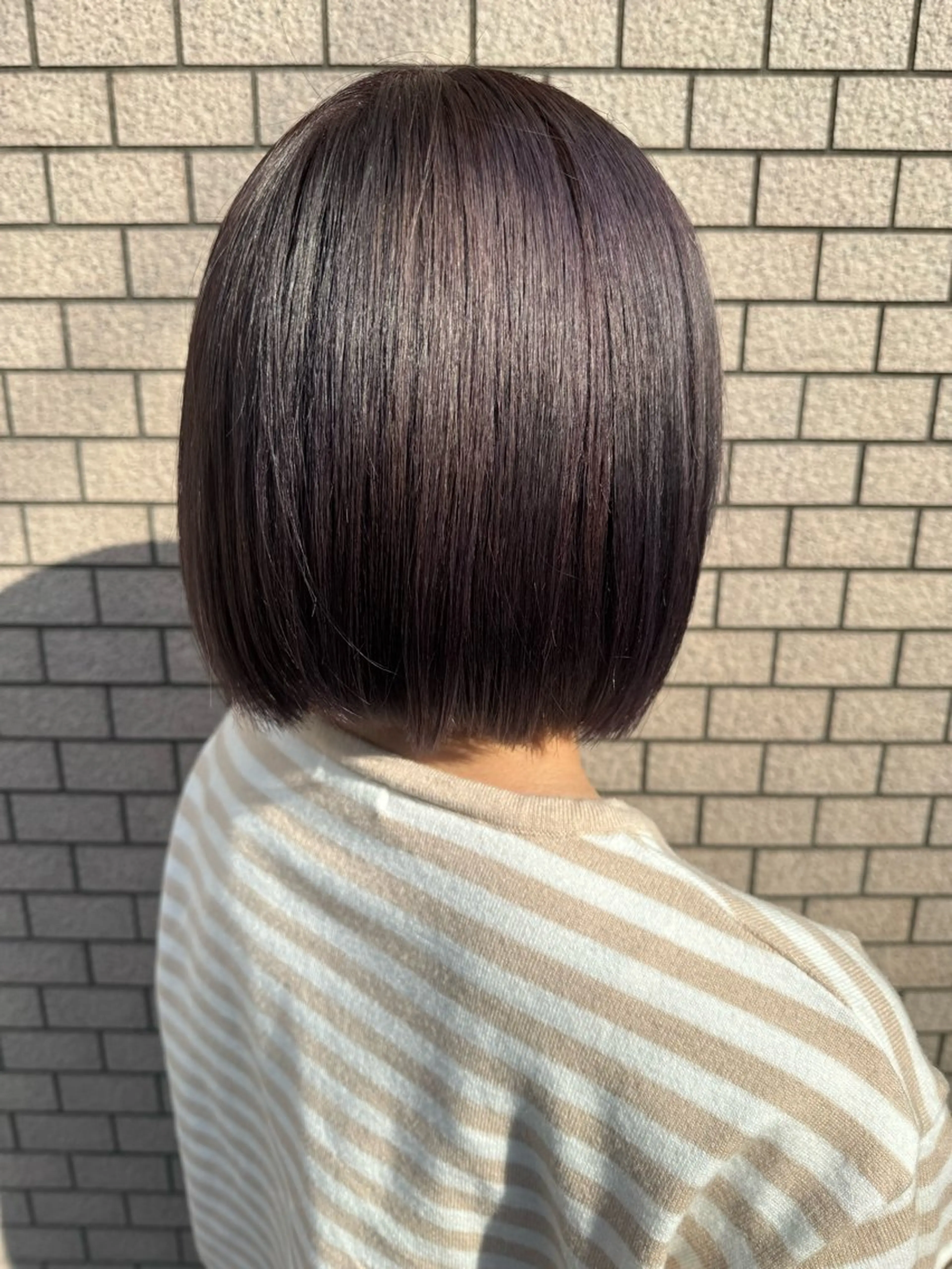 ショート パープルカラー トリートメント ヘアセット パーマ/ハイトーン /吉田眞のヘアスタイル