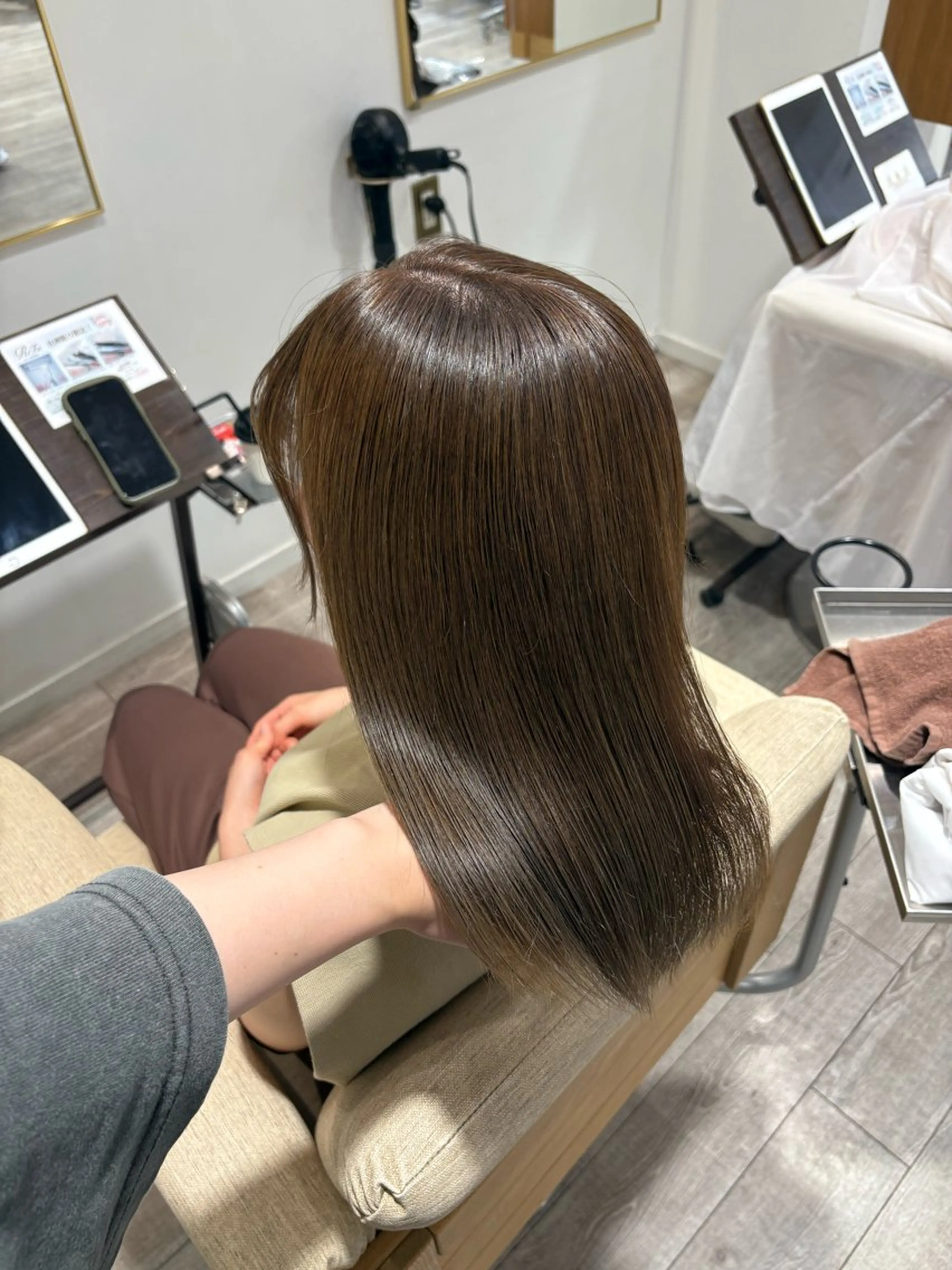 カラー ヘアカラー カットモデル募集 𝙨𝙖𝙠𝙞💚のヘアスタイル