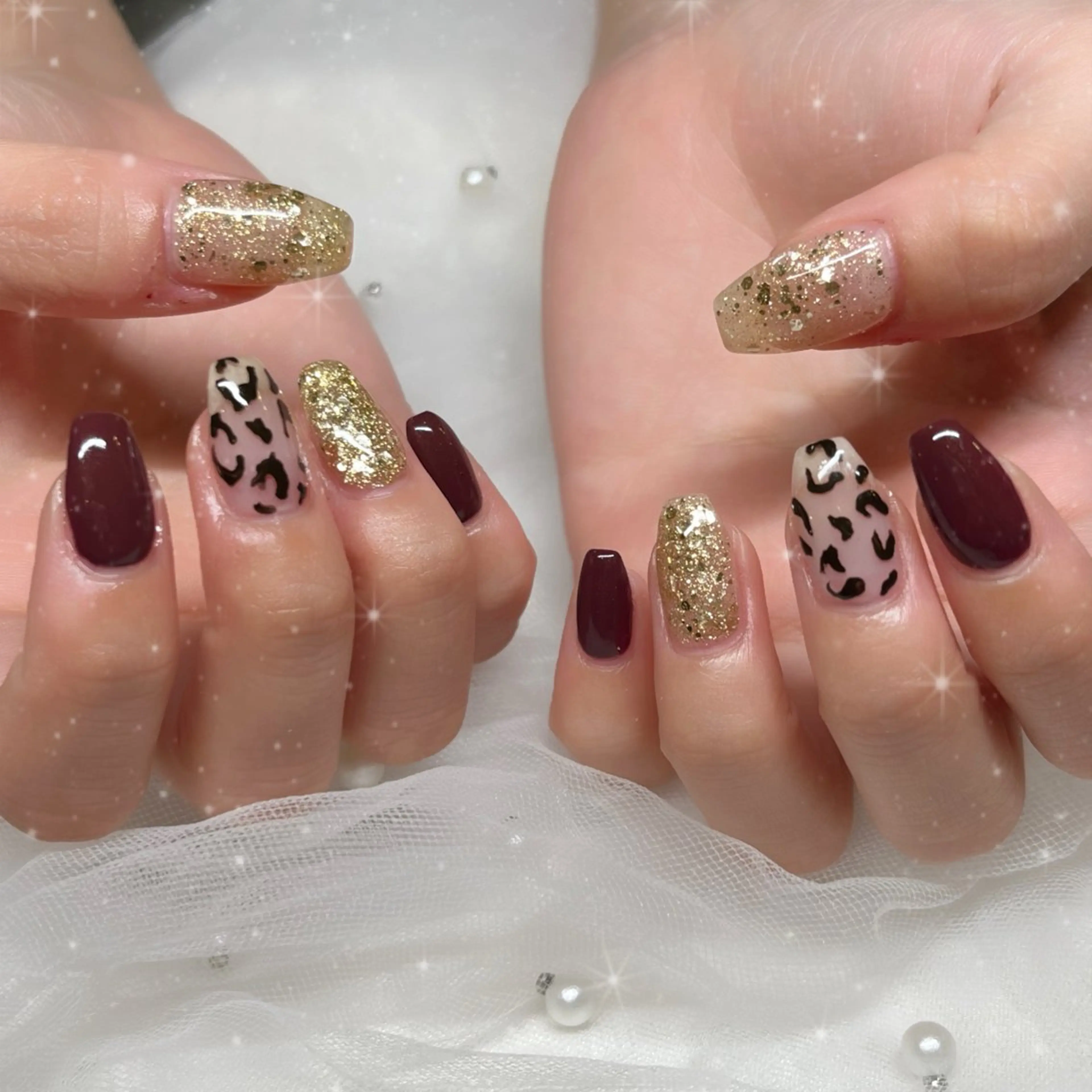 ネイル アニマル柄 ハンドネイル ブルーデイジー栄本店所属・BlueDaisy 栄本店のネイルデザイン