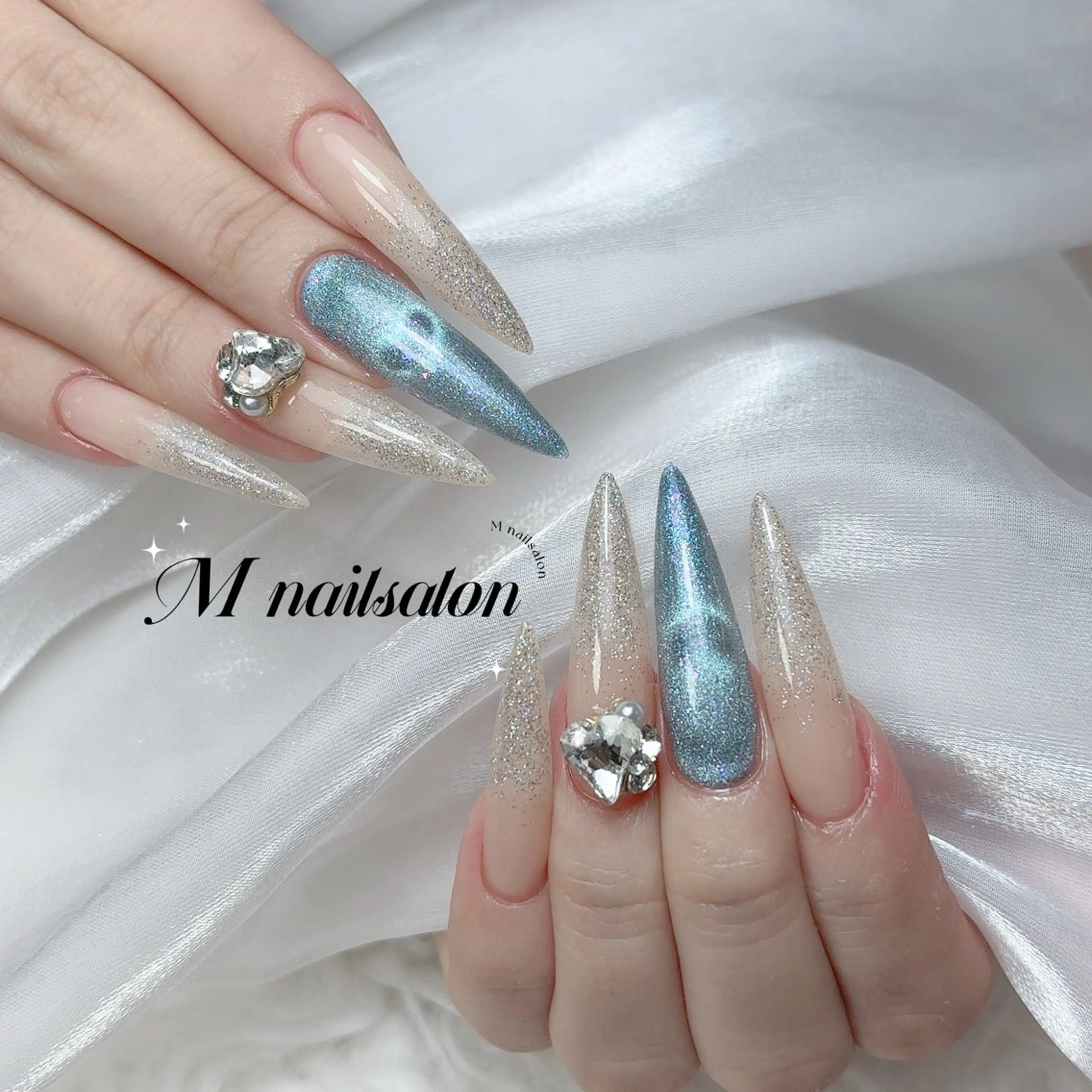 ネイル ハンドネイル M🌷nail 長さだし専門店のネイルデザイン