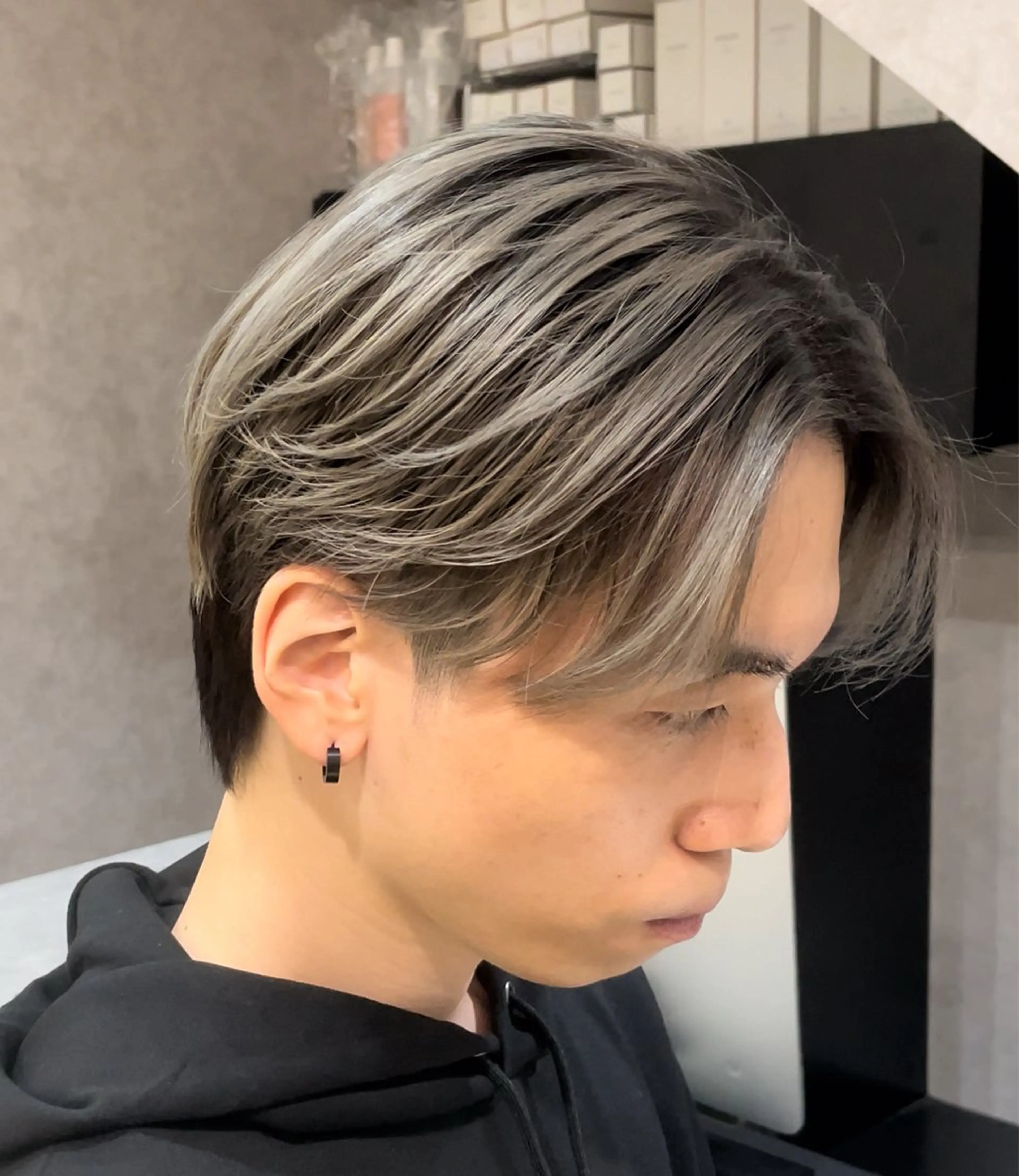 カラー メンズ メンズバレイヤージュ バレイヤージュ ヘアカラー ブリーチ特化｜メンズ 支持率◎ Takuのヘアスタイル