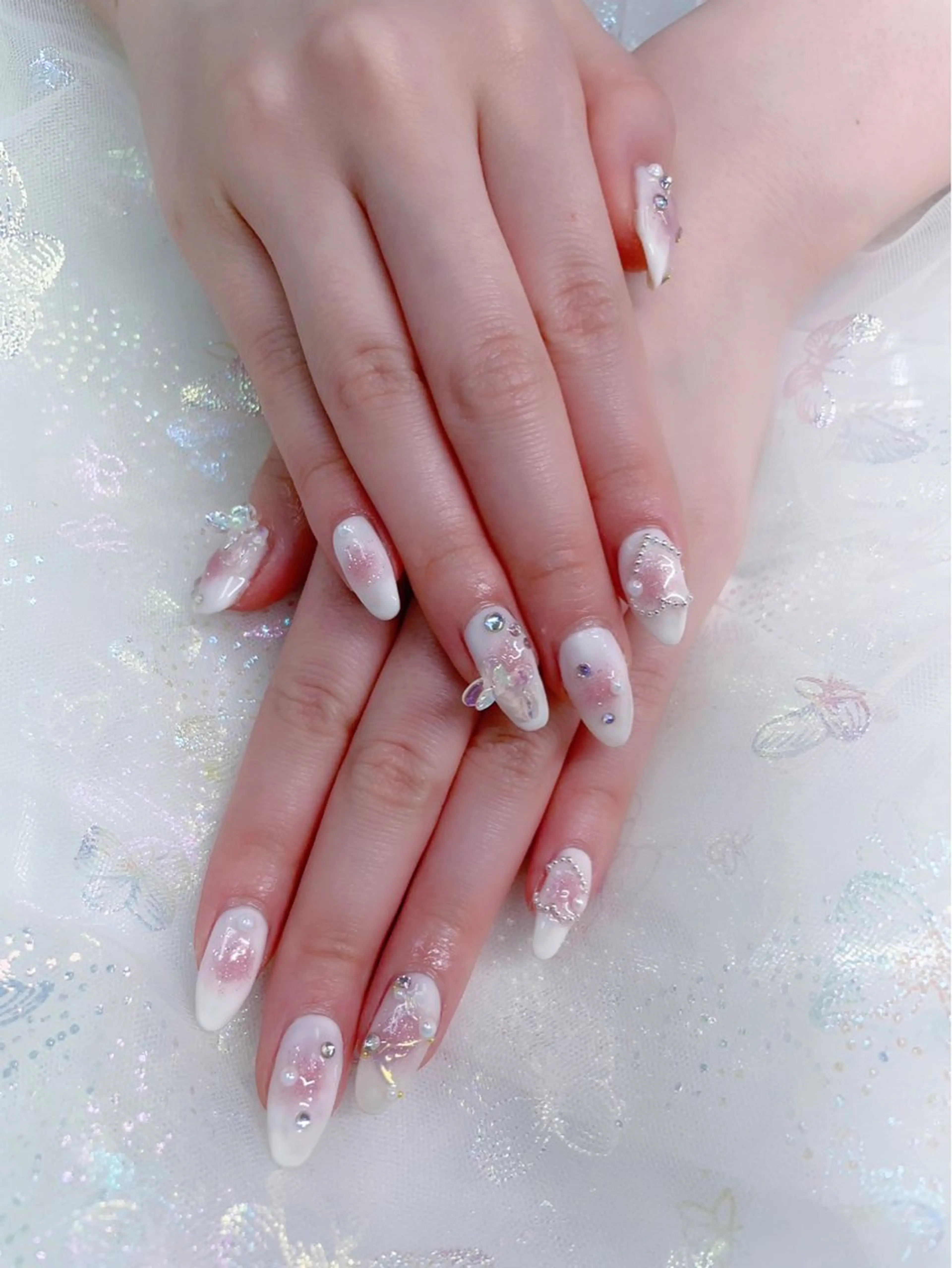 ネイル パーツ全部¥110 サロンミミのネイルデザイン