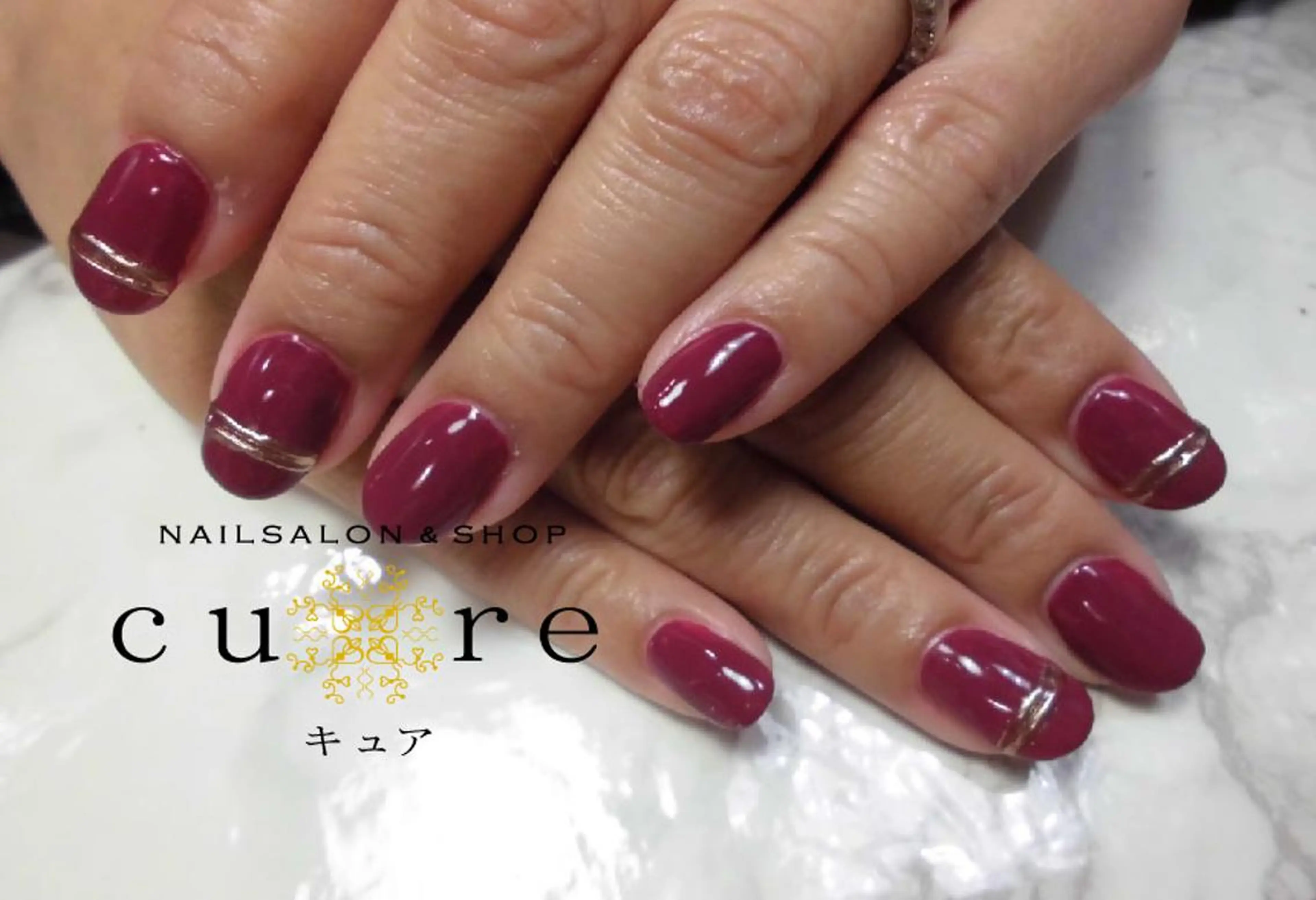 ミディアム ネイル ネイルサロン Cureのネイルデザイン