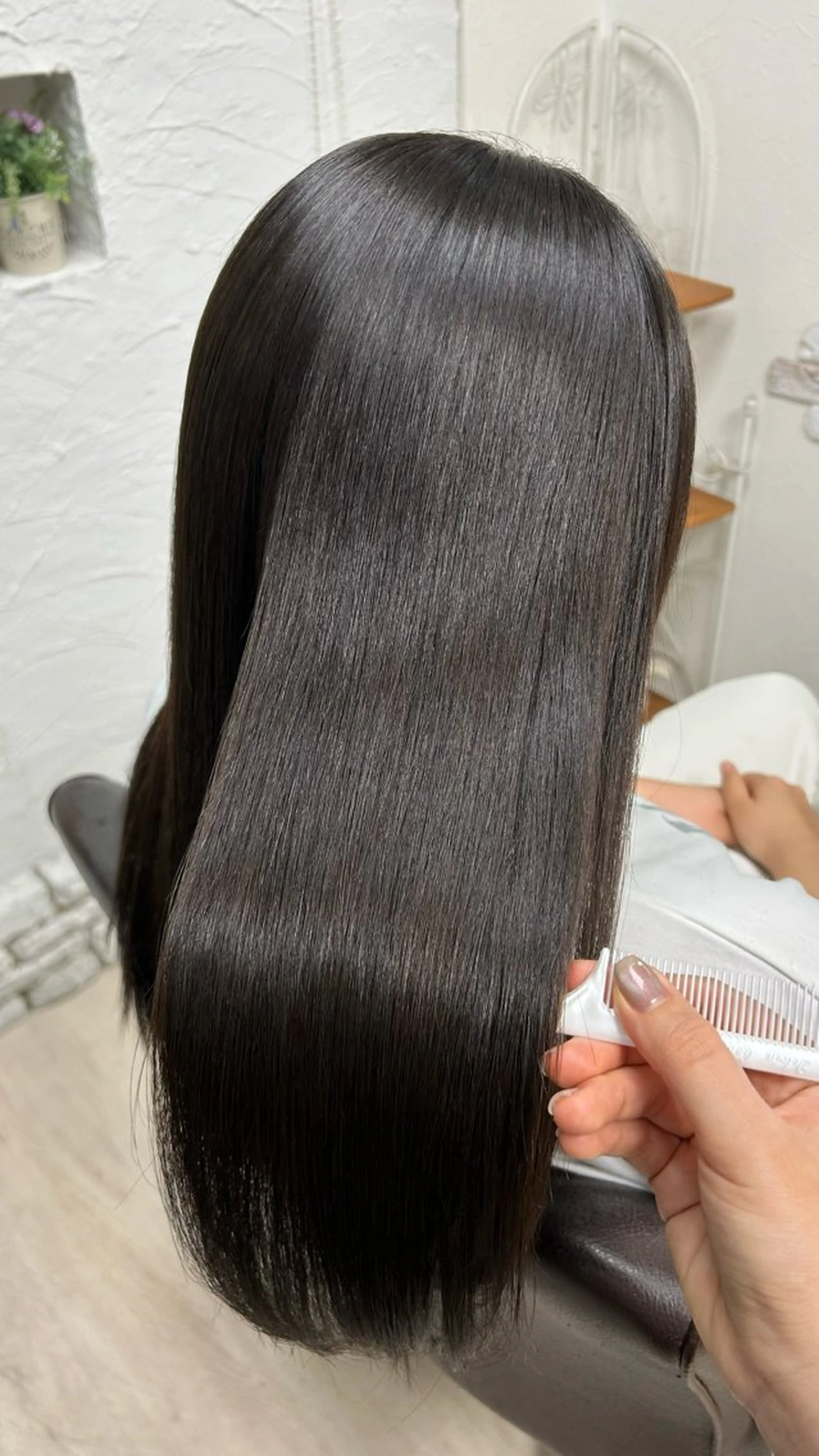 縮毛矯正 ヘアメイクシエル所属・shian🍀 /透明感カラーのヘアスタイル