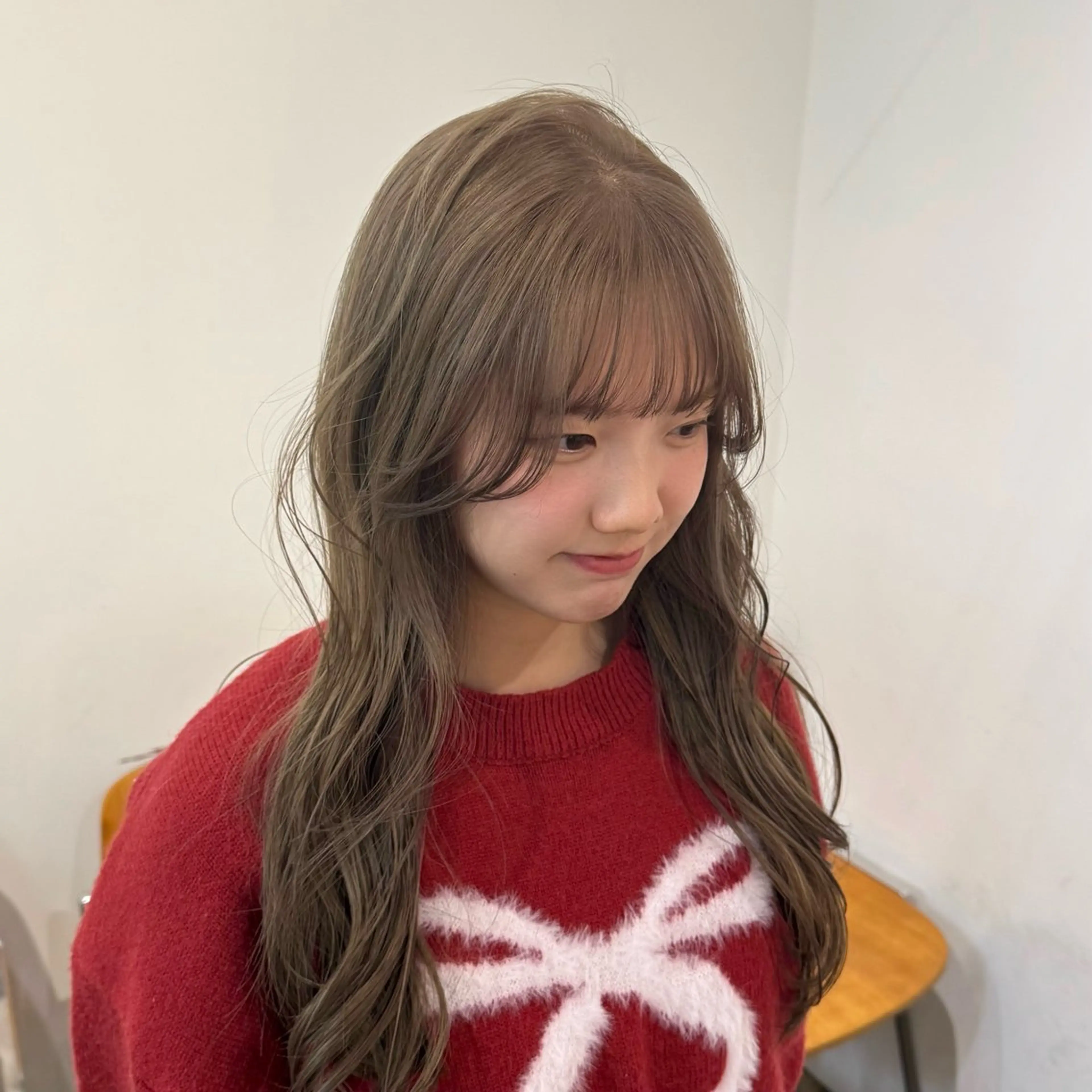 ロング カラー ヘアカラー 清水愛果/似合わせ カット/透明感カラーのヘアスタイル